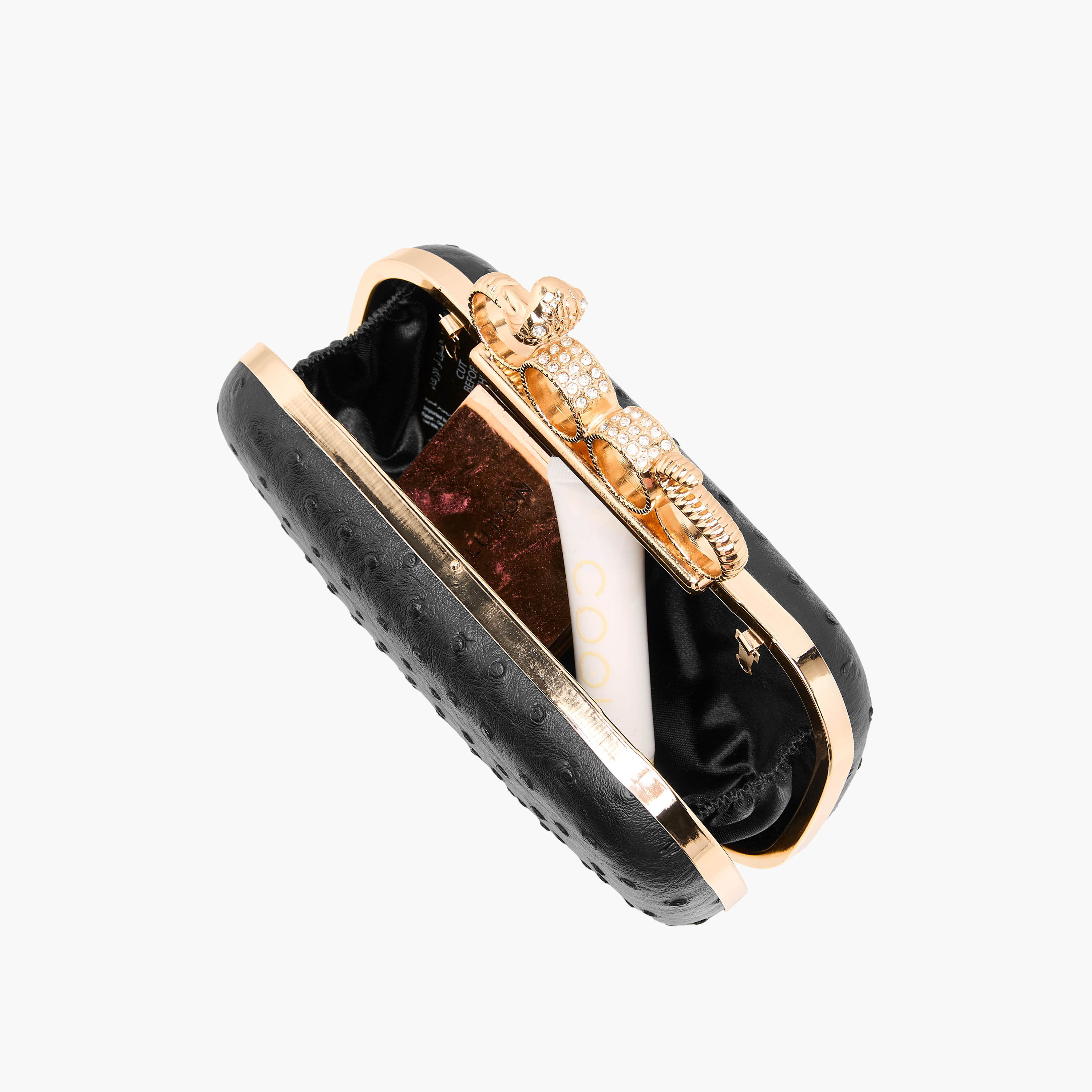 Textured Clutch with Detachable Chain Strap-women-bagsandwallets-handbags-image-8