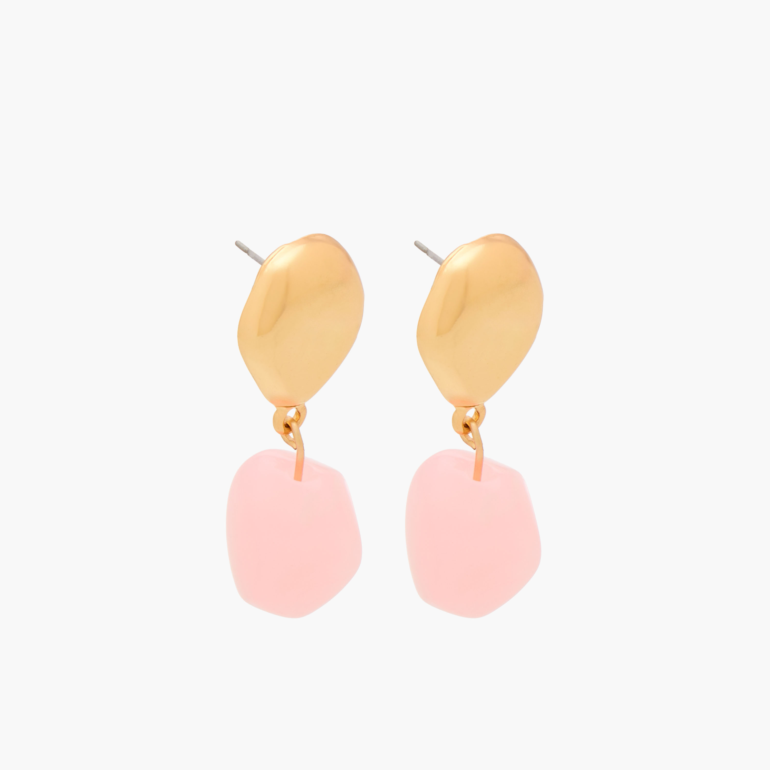 Gloo Pack of 2 Gold Finish Enamel Earrings with Pushback Closure-women-watchesandjewellery-jewellery-earrings-image-2