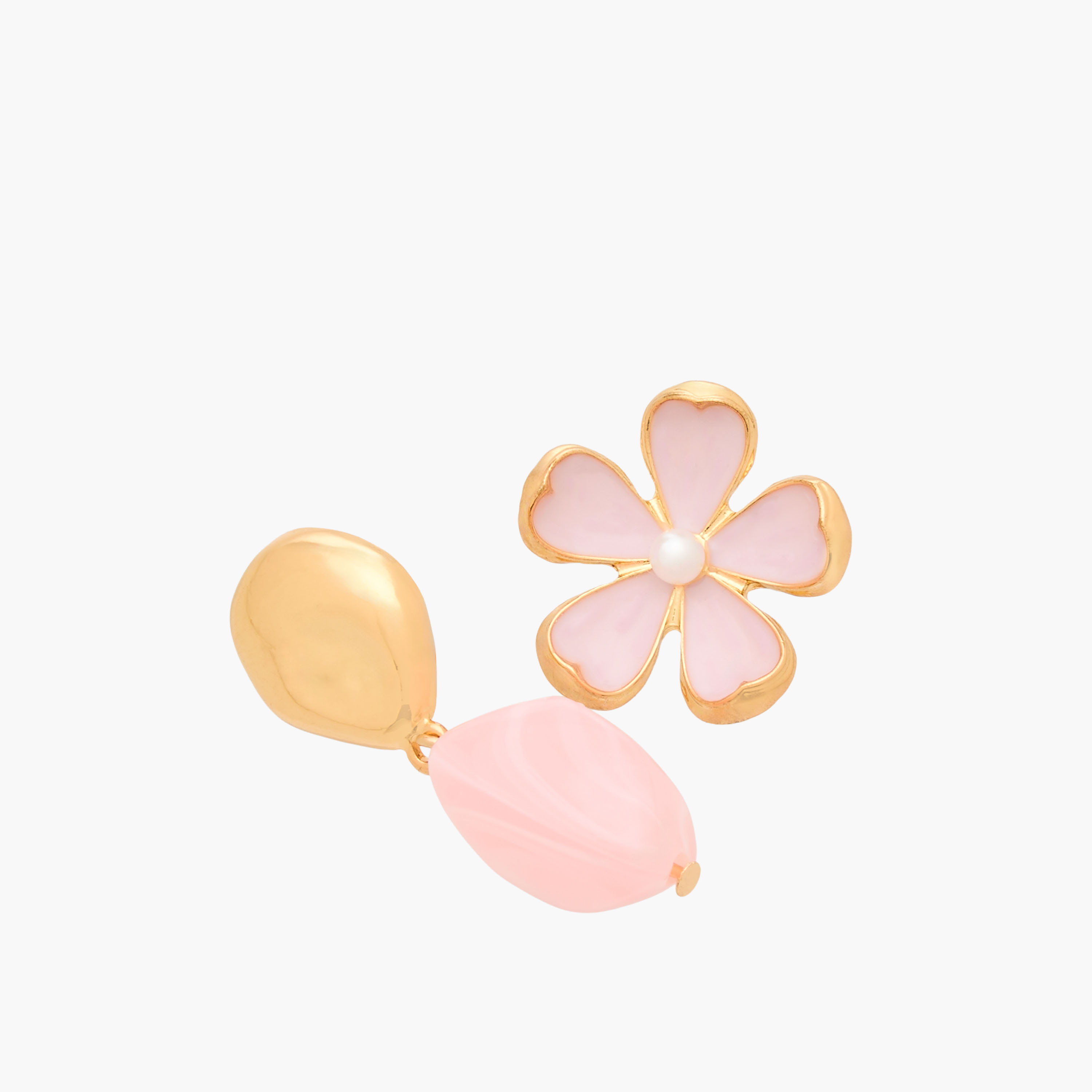 Gloo Pack of 2 Gold Finish Enamel Earrings with Pushback Closure-women-watchesandjewellery-jewellery-earrings-image-4
