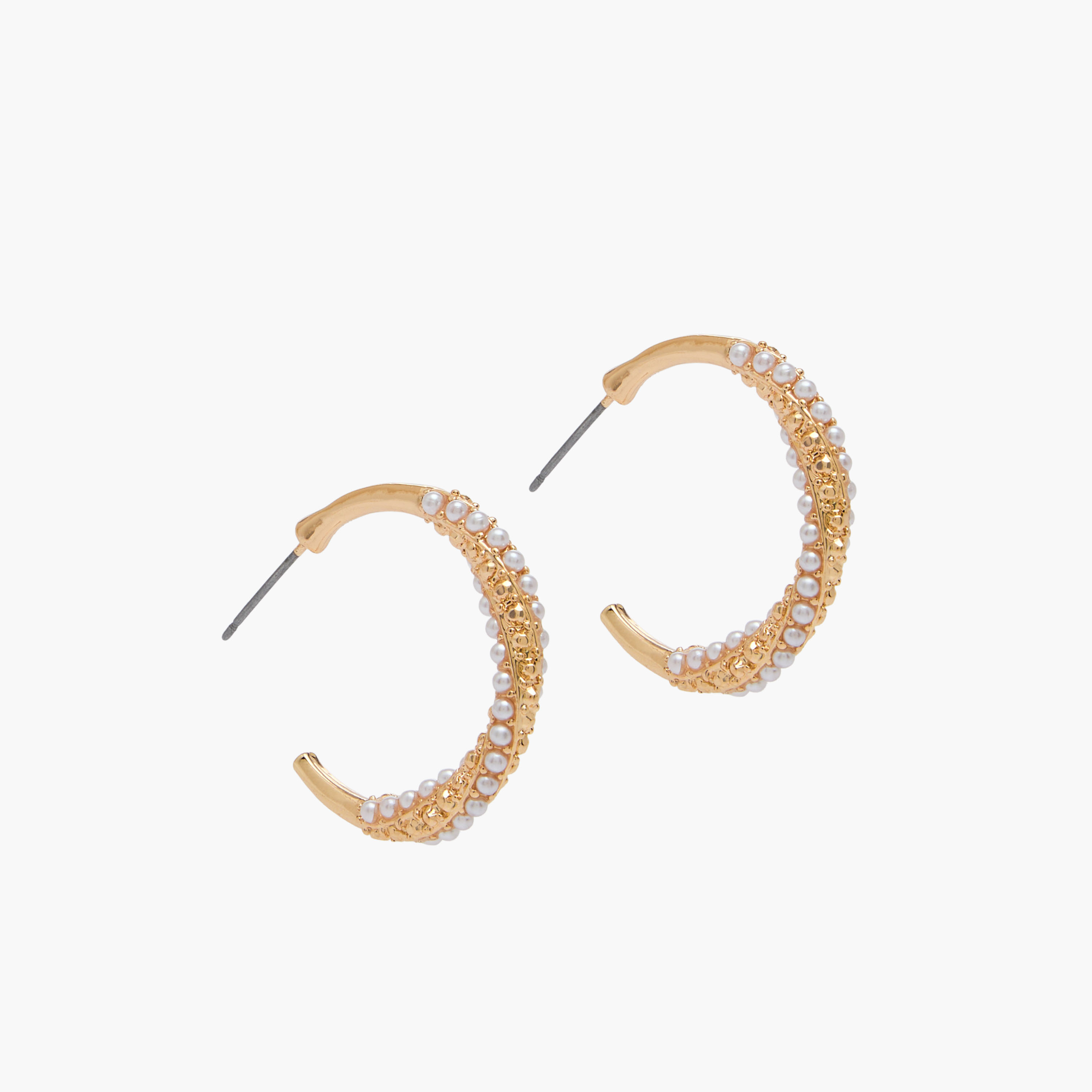 طقم حلقان طوق ميتاليك بمشبك إغلاق خلفي من زوجين-women-watchesandjewellery-jewellery-earrings-image-5