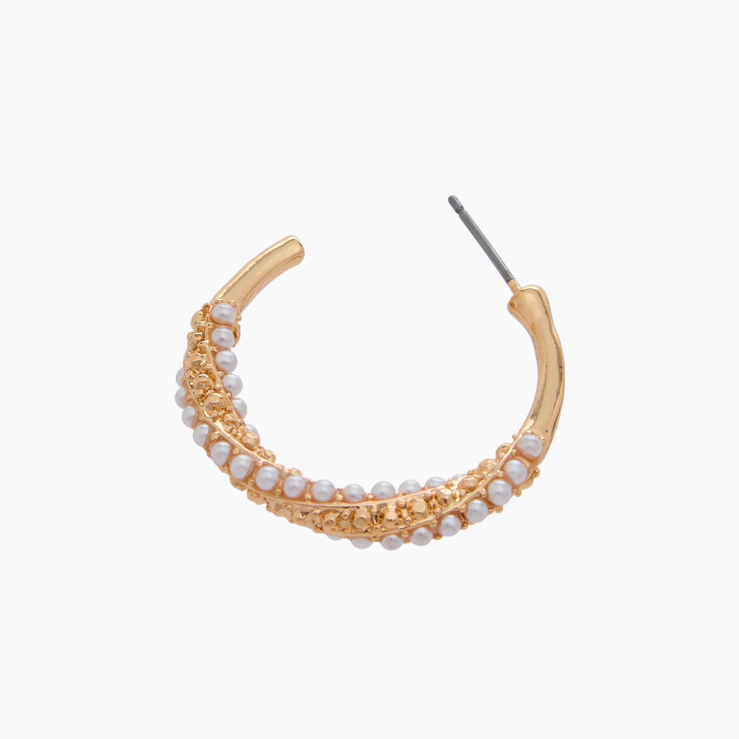 طقم حلقان طوق ميتاليك بمشبك إغلاق خلفي من زوجين-women-watchesandjewellery-jewellery-earrings-image-7