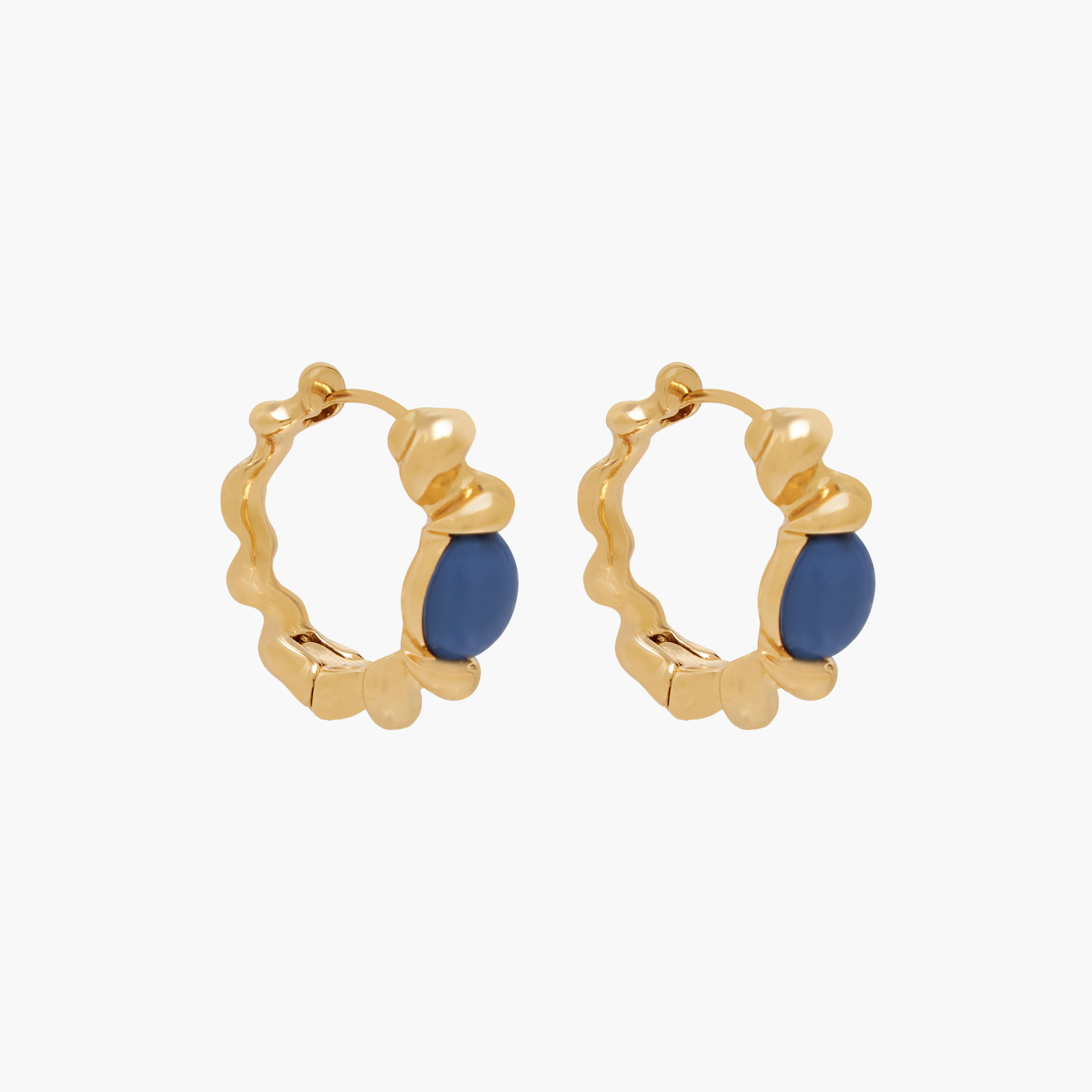 Pack of 2 Gold Finish Resin Embellished Earrings-women-watchesandjewellery-jewellery-earrings-image-3