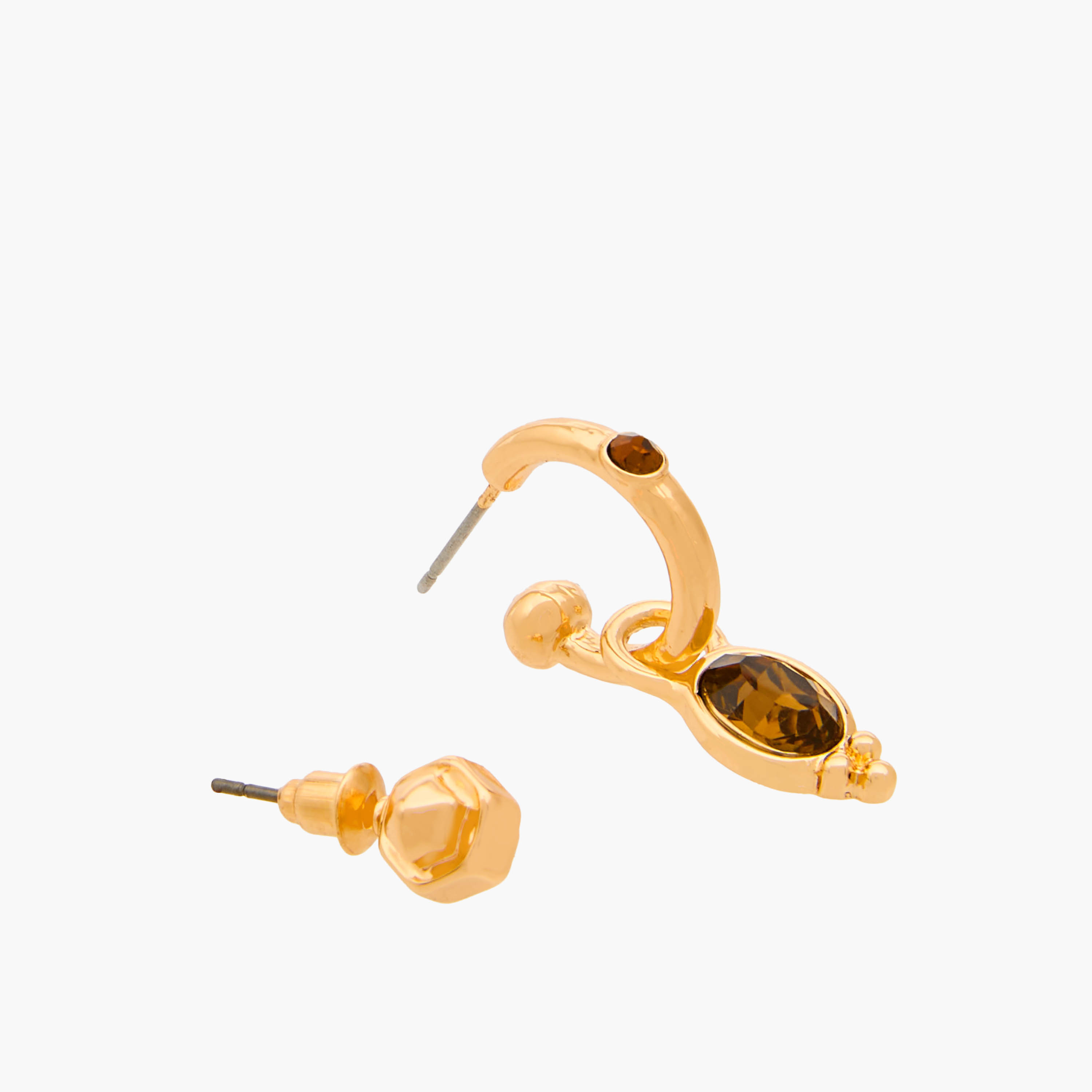Pack of 6 Metallic Assorted Earrings with Pushback Closure-women-watchesandjewellery-jewellery-earrings-image-5