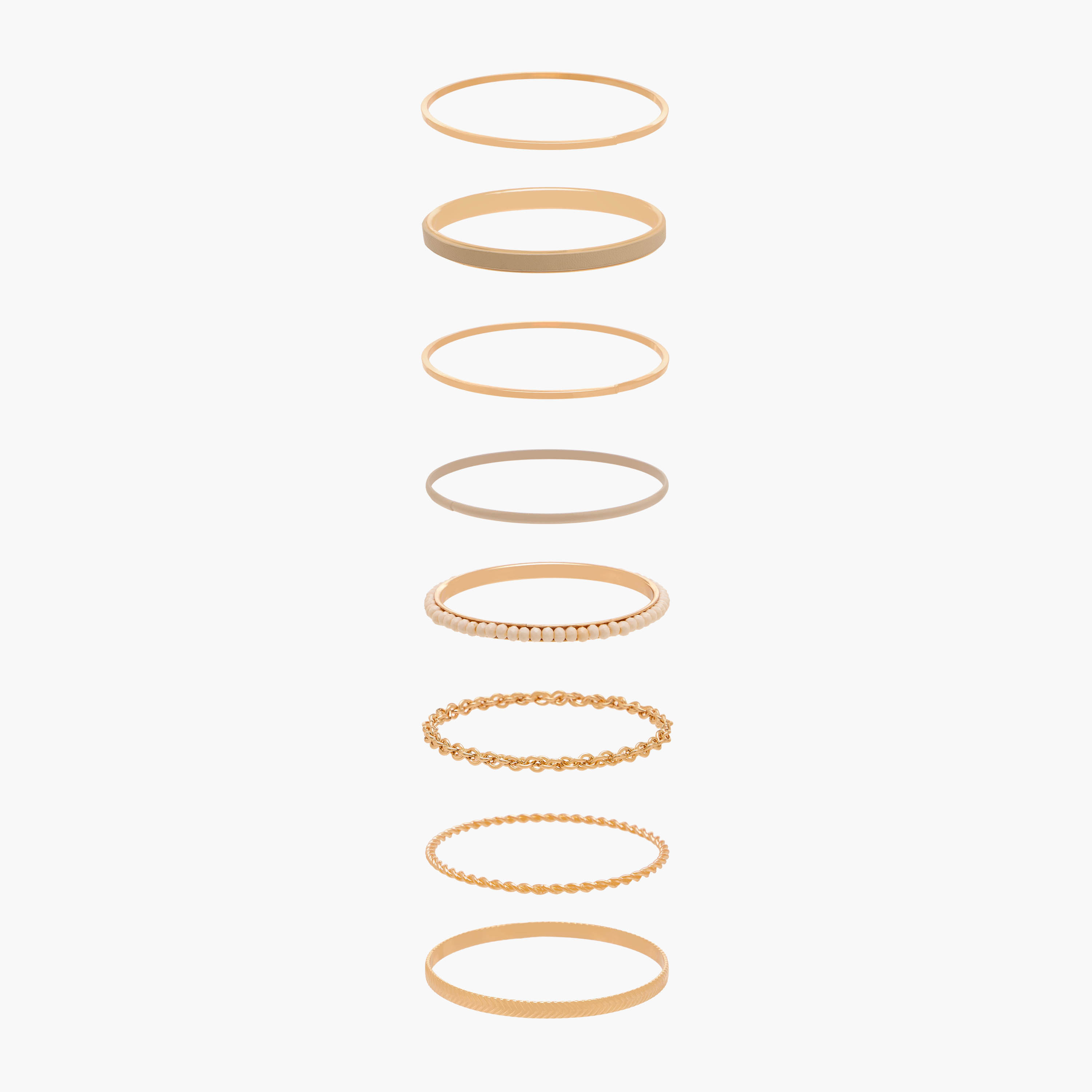 Pack of 8 Metallic Finish Bangle-women-watchesandjewellery-jewellery-banglesandbracelets-image-1