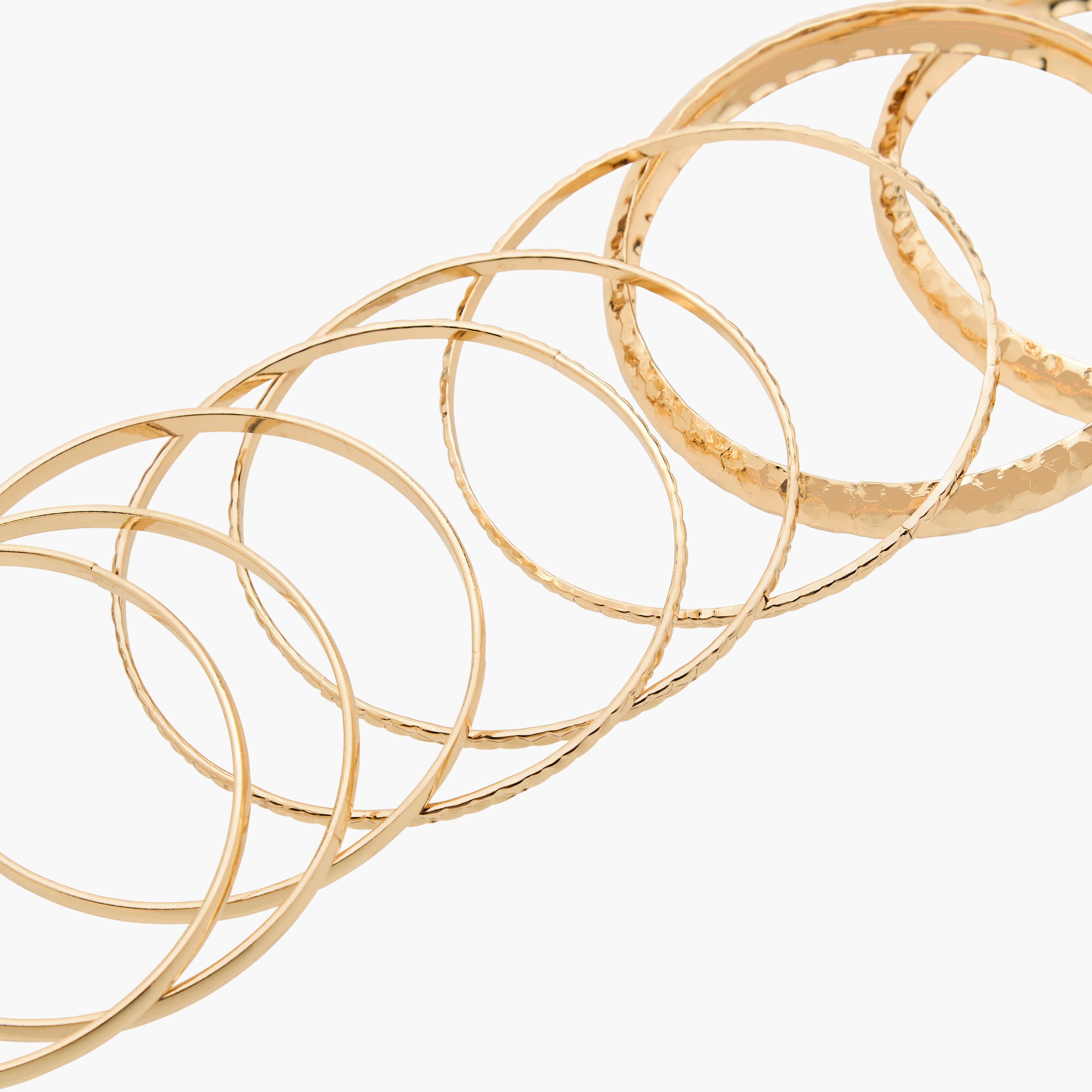 Pack of 8 Metallic Finish Bangle-women-watchesandjewellery-jewellery-banglesandbracelets-image-9