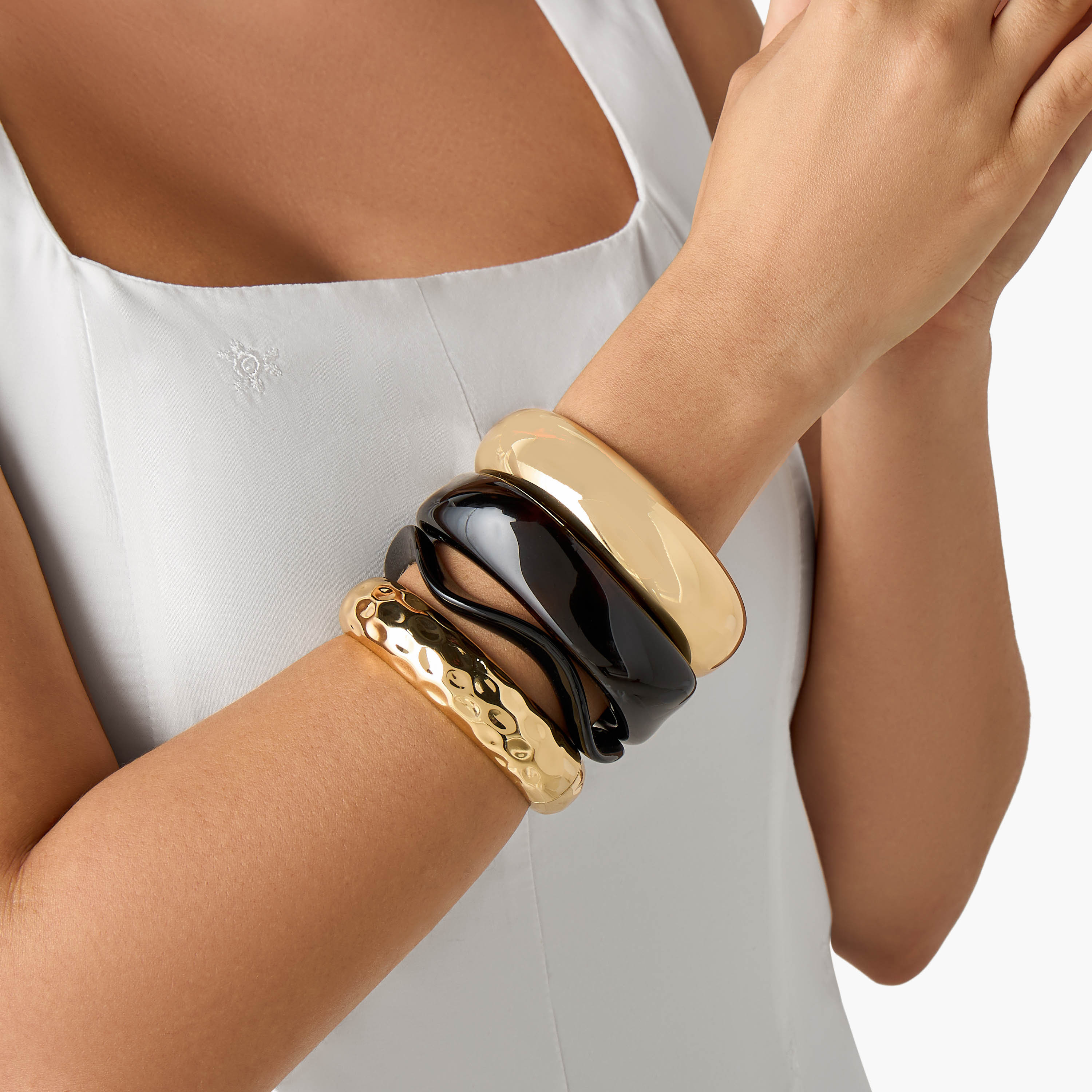 Pack of 4 Resin Metallic Bangle-women-watchesandjewellery-jewellery-banglesandbracelets-image-2