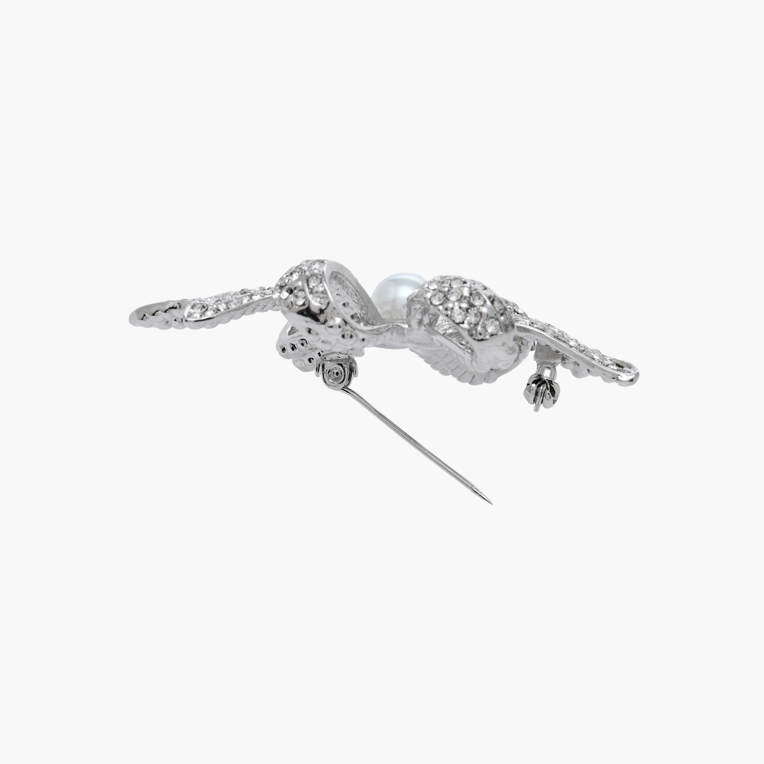 Pearl Embellished Metallic Brooch-women-clothingaccessories-novelties-image-6