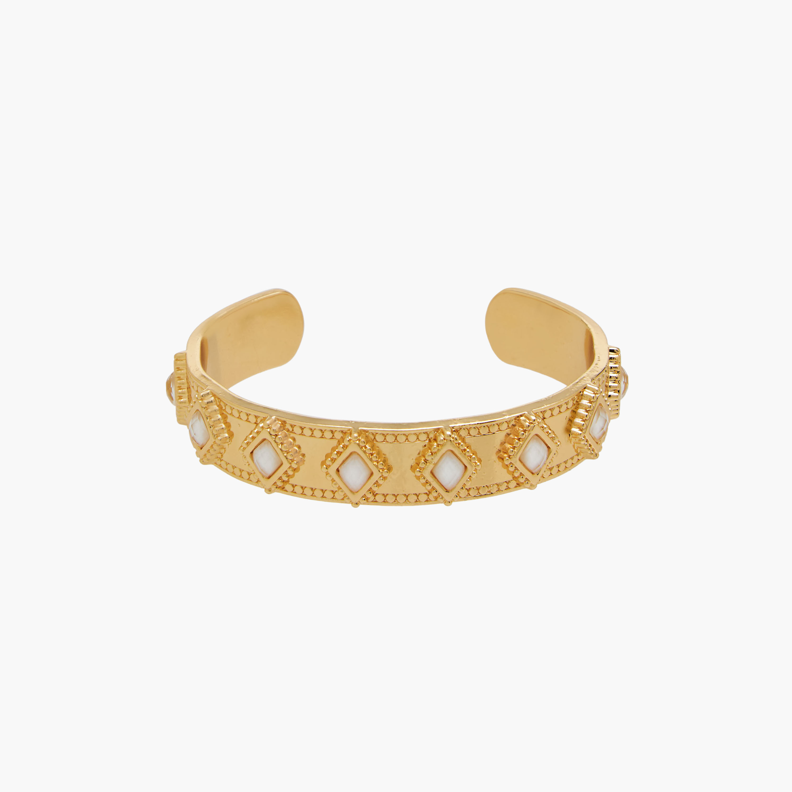Pack of 2 - Gold Finish Stone Embellished Cuff Bracelet-women-watchesandjewellery-jewellery-banglesandbracelets-image-4
