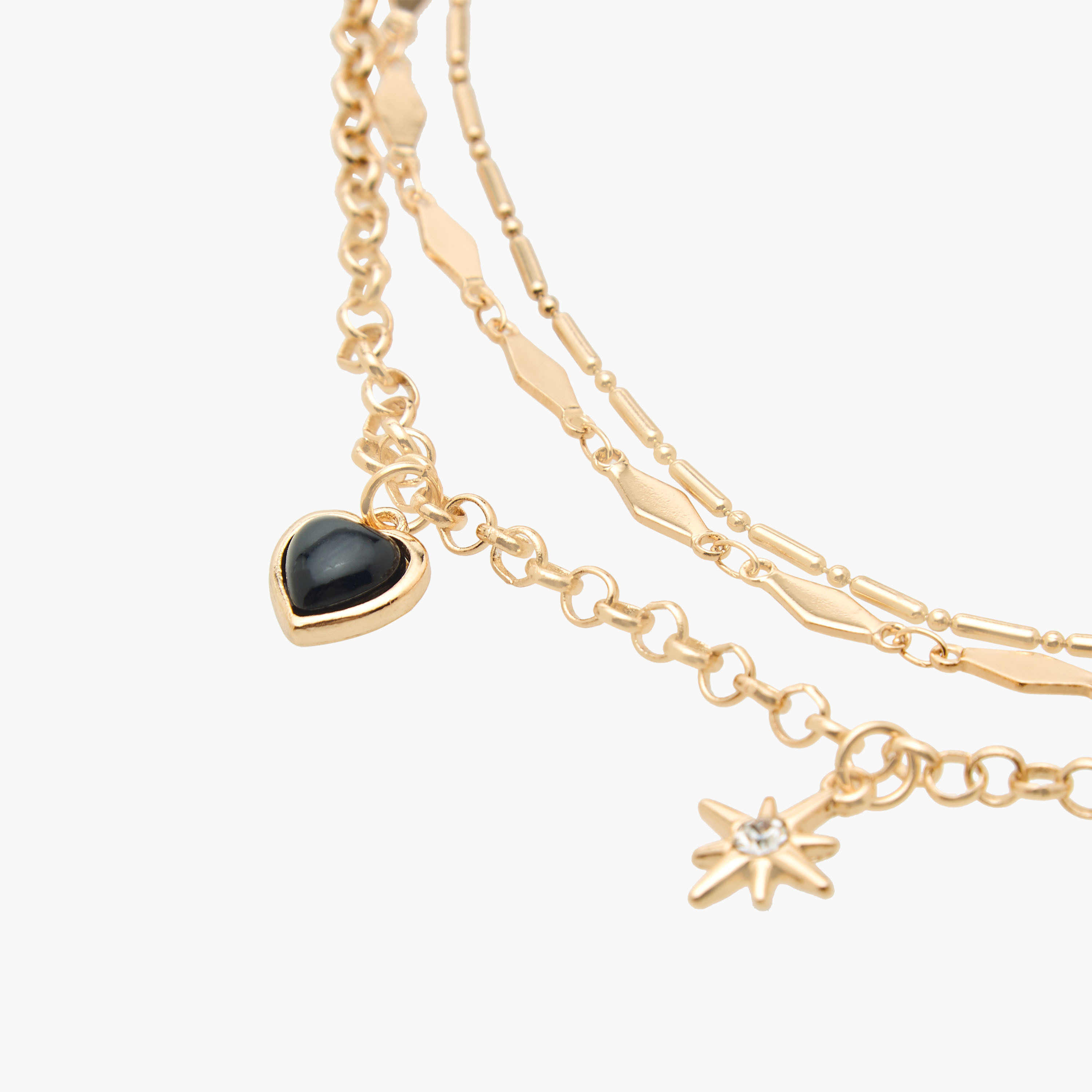 Metal Layered Necklace with Charm Pendant-women-watchesandjewellery-jewellery-necklacesandpendants-image-4