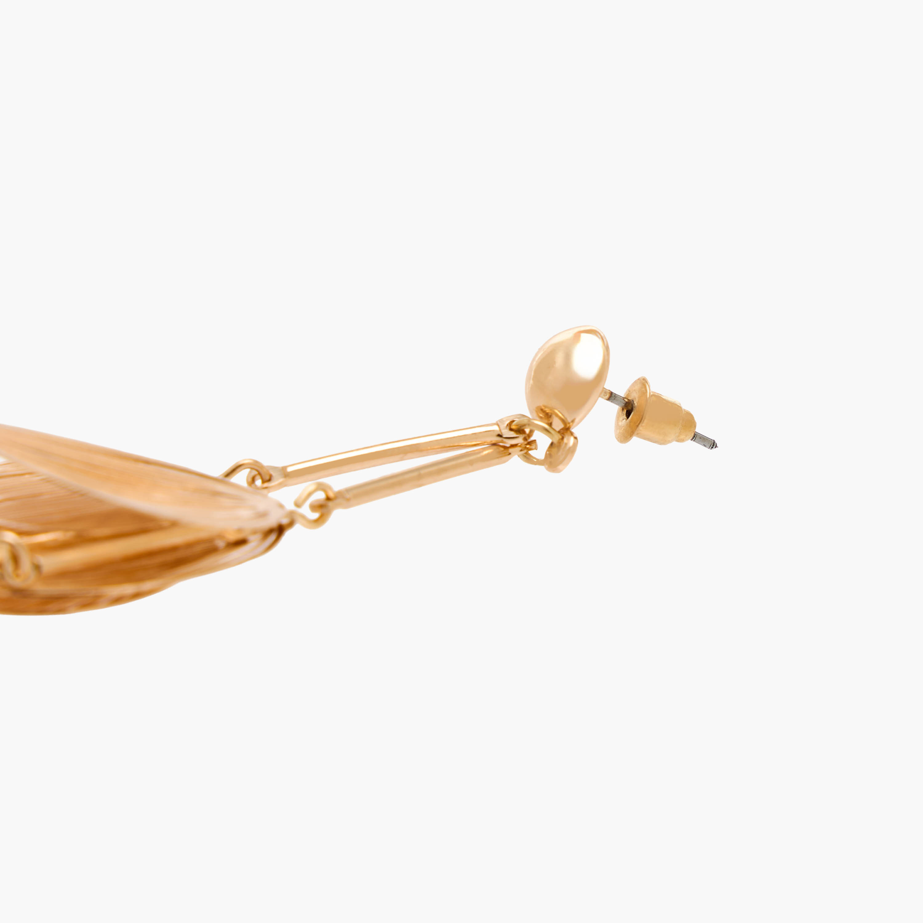 Metallic Drop Earrings with Pushback Closure-women-watchesandjewellery-jewellery-earrings-image-5