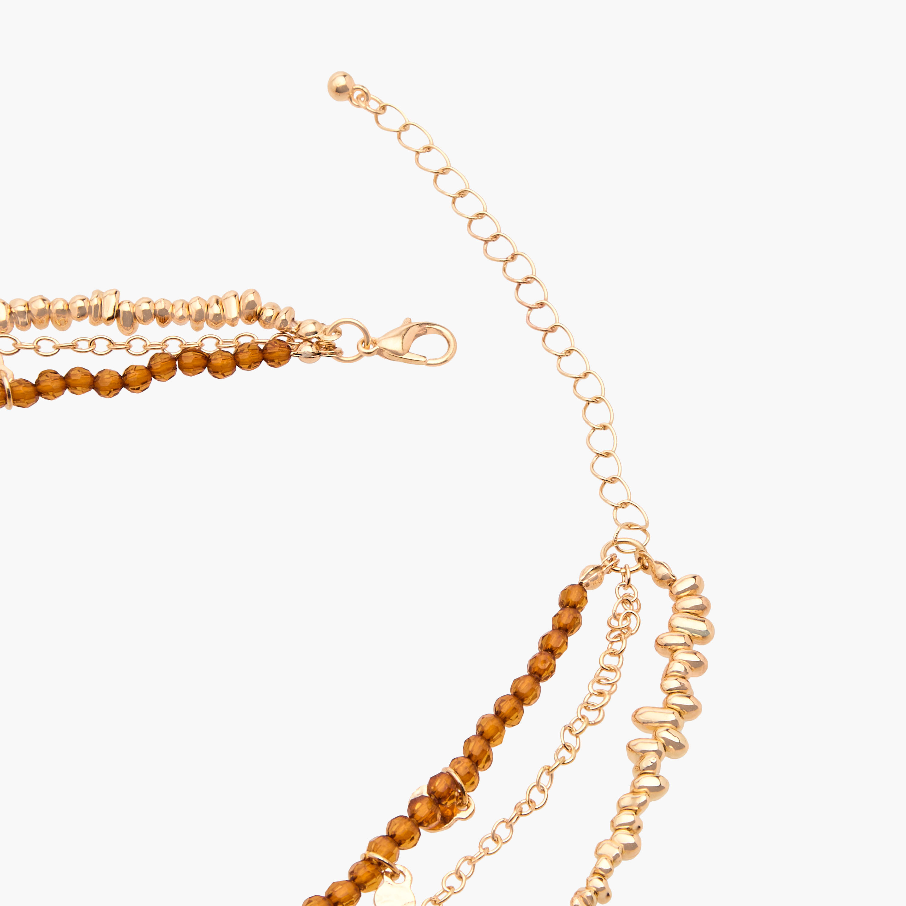 Metal Layered Necklace with Bead Embellishment-women-watchesandjewellery-jewellery-necklacesandpendants-image-6