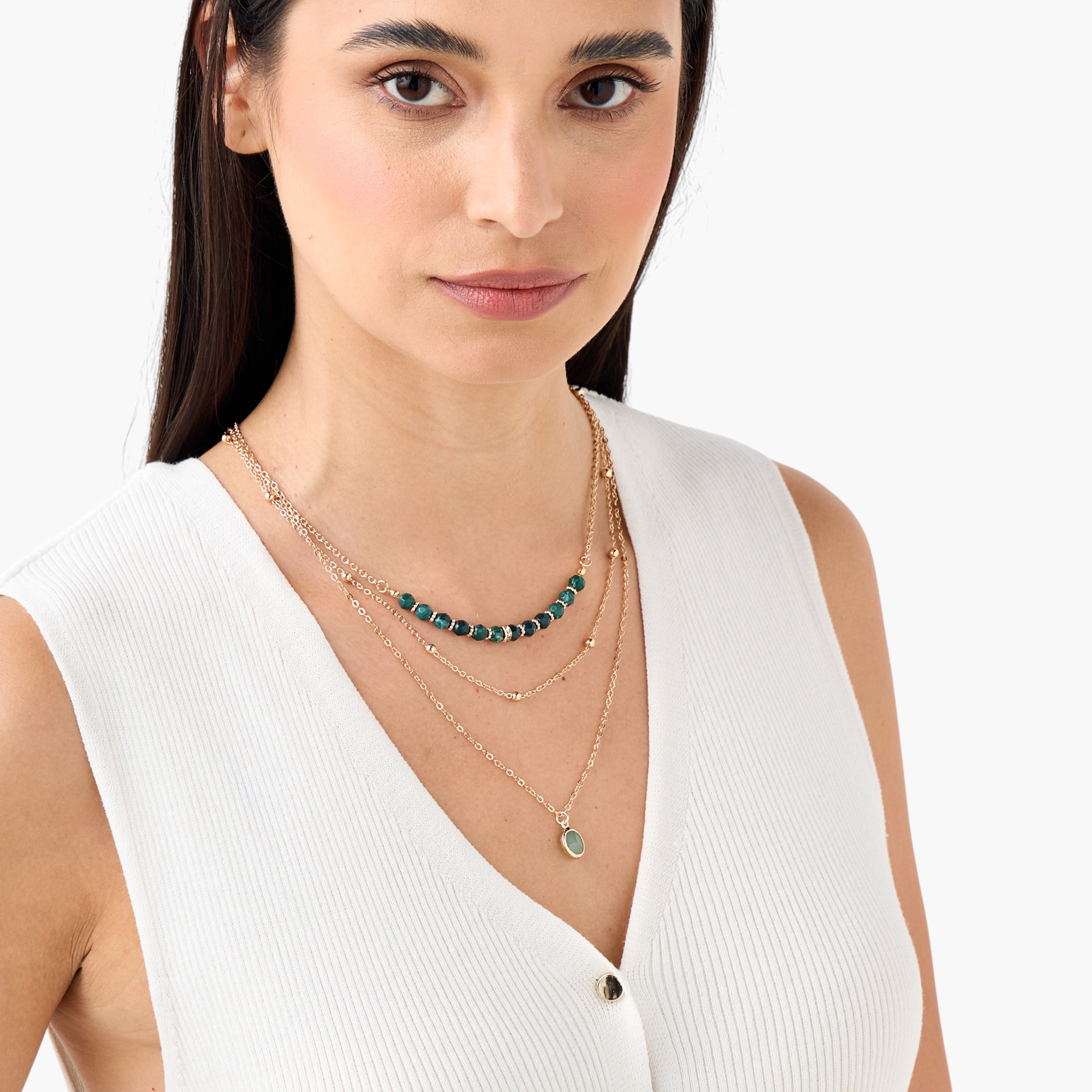 Metal Pendant Necklace with Lobster Clasp Closure-women-watchesandjewellery-jewellery-necklacesandpendants-image-2