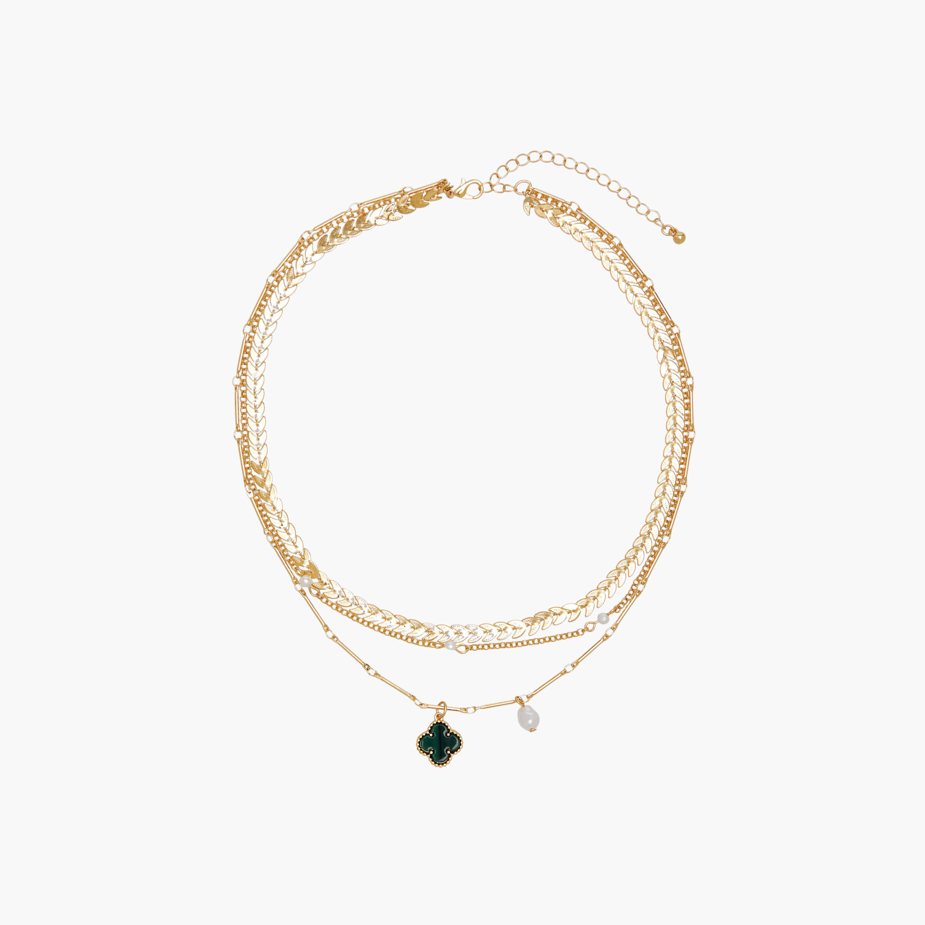 Metal Pendant Necklace with Lobster Clasp Closure-women-watchesandjewellery-jewellery-necklacesandpendants-image-1