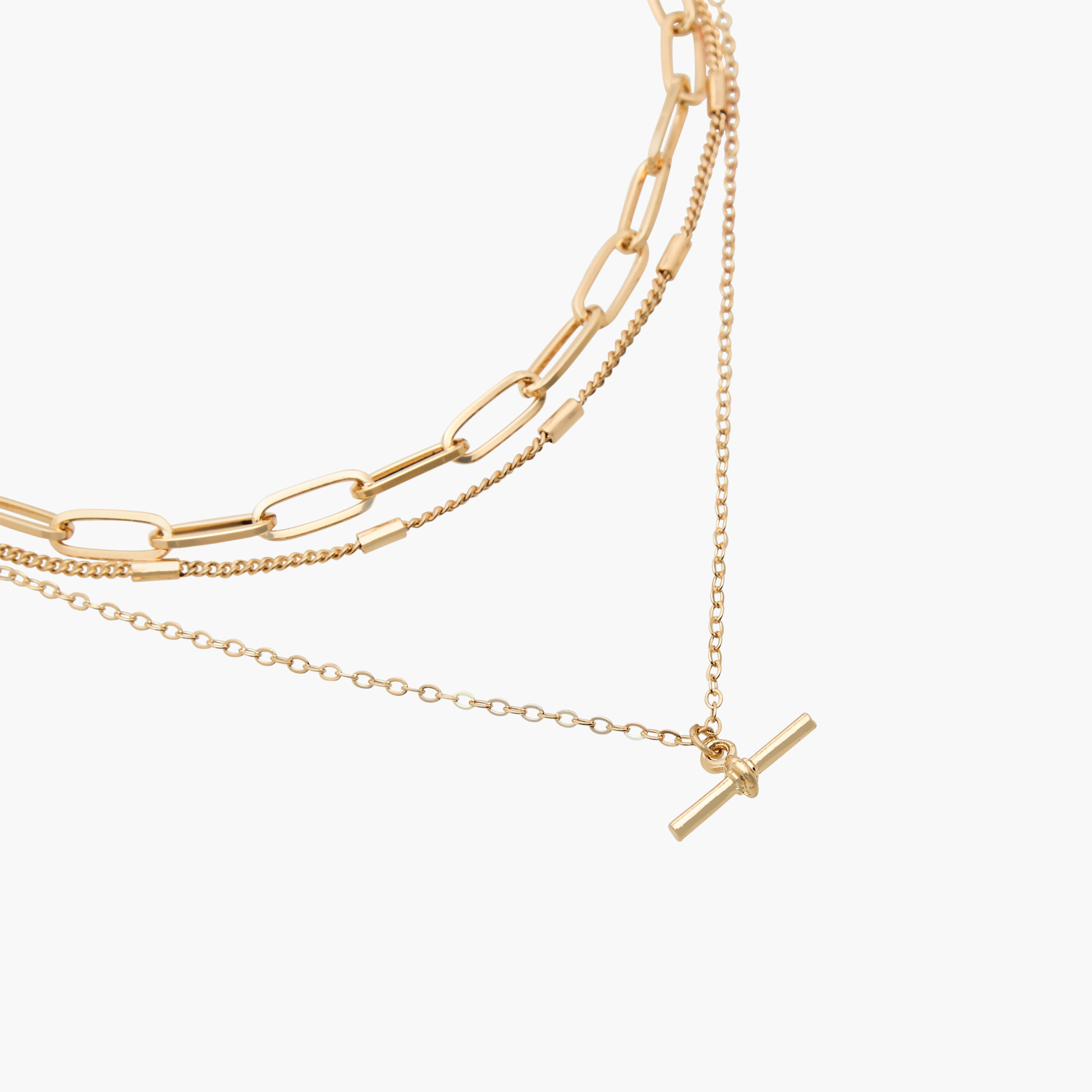 عقد معدن بطبقات ودلاية-women-watchesandjewellery-jewellery-necklacesandpendants-image-3