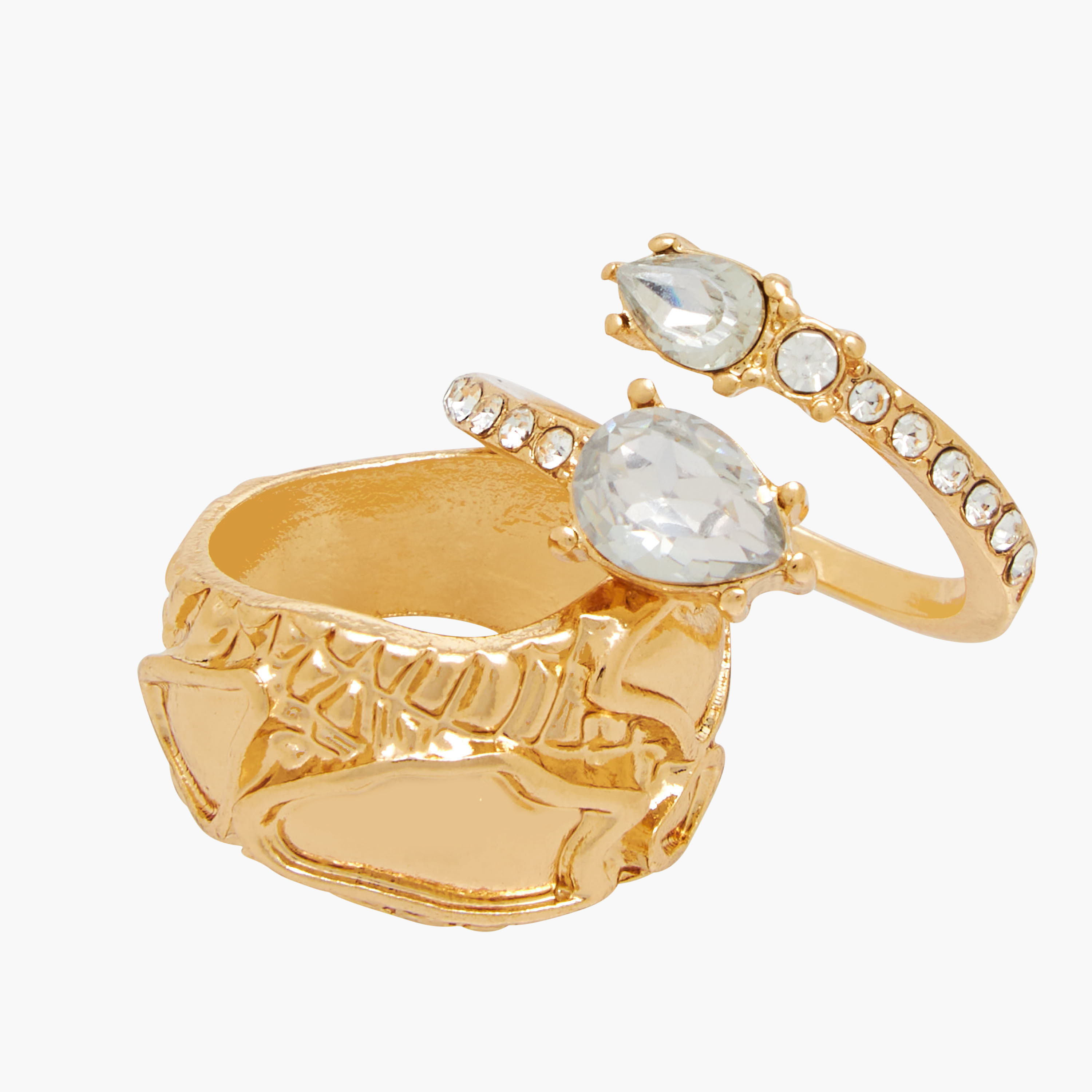 Pack of 3 - Metallic Ring-women-watchesandjewellery-jewellery-rings-image-4