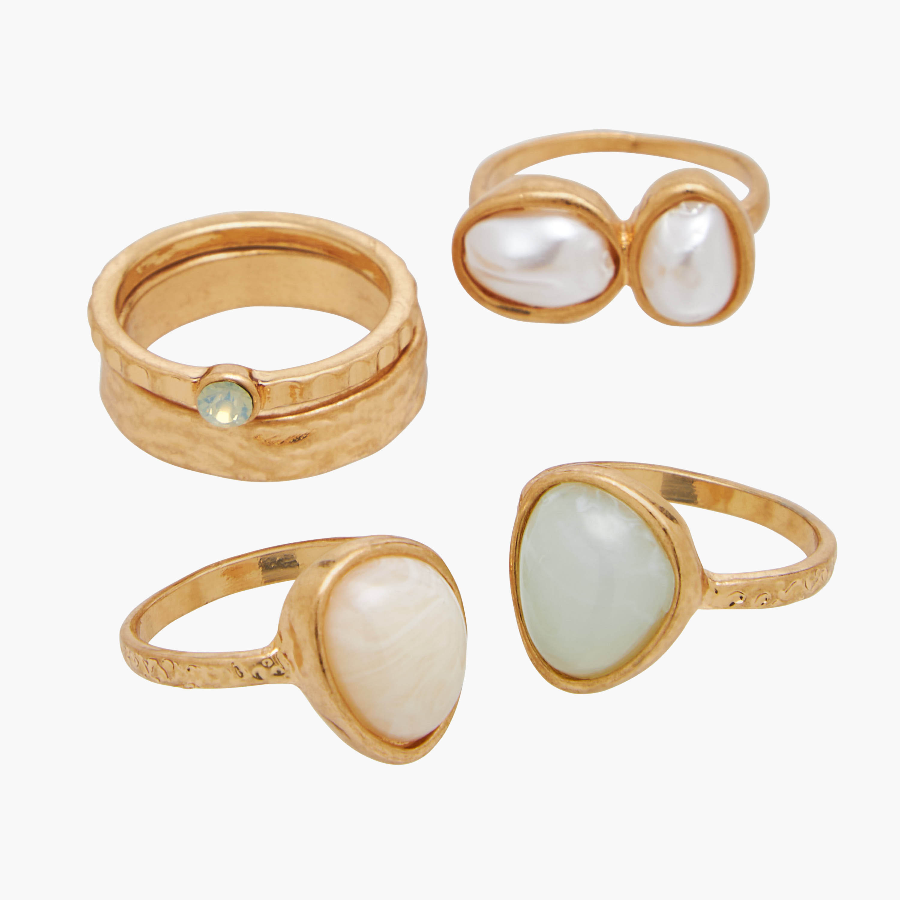 Pack of 5 - Metallic Ring-women-watchesandjewellery-jewellery-rings-image-3