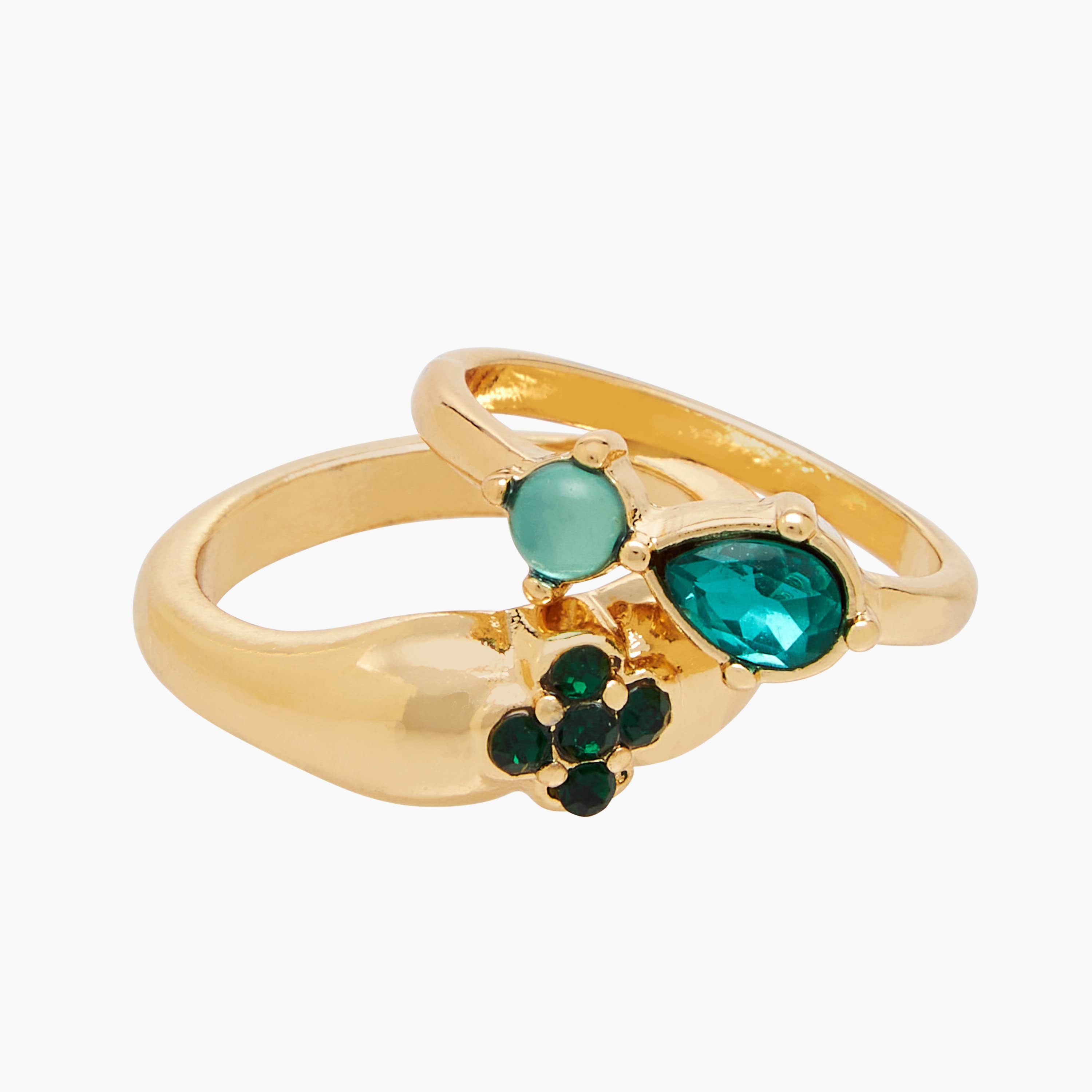 Pack of 8 - Metallic Ring-women-watchesandjewellery-jewellery-rings-image-4