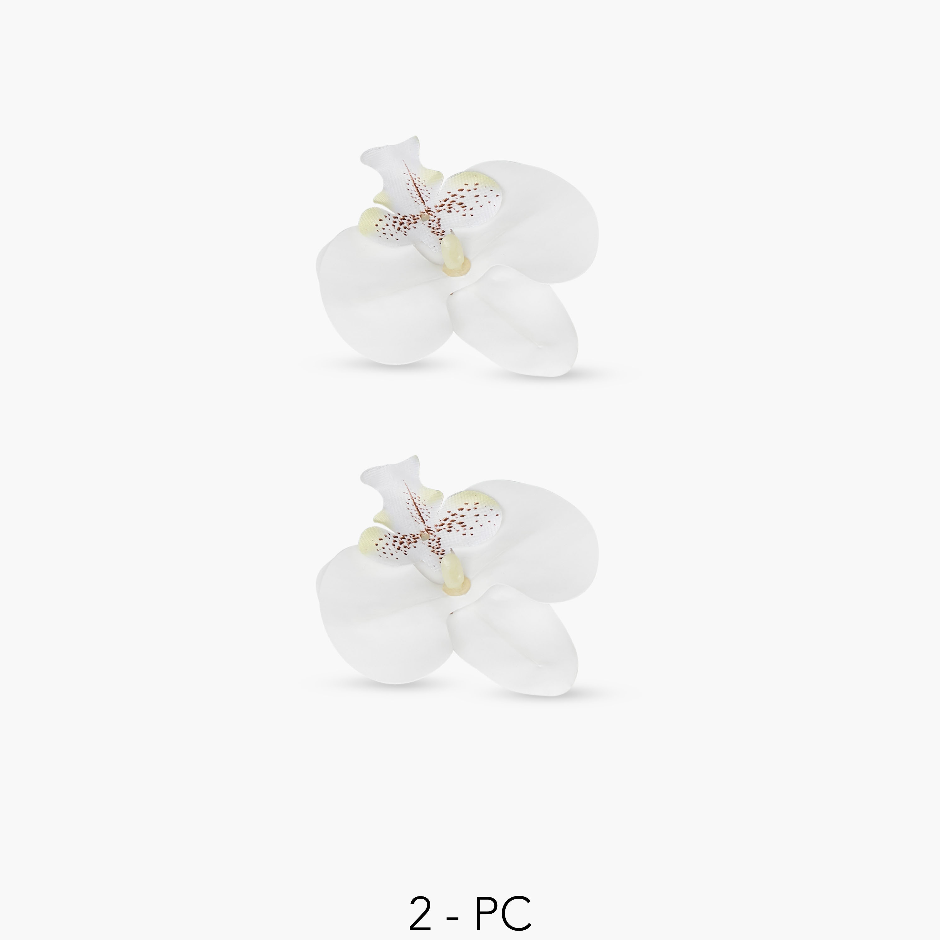 Metallic Orchid Shaped Shoe Clip - Set of 2-women-clothingaccessories-novelties-image-1