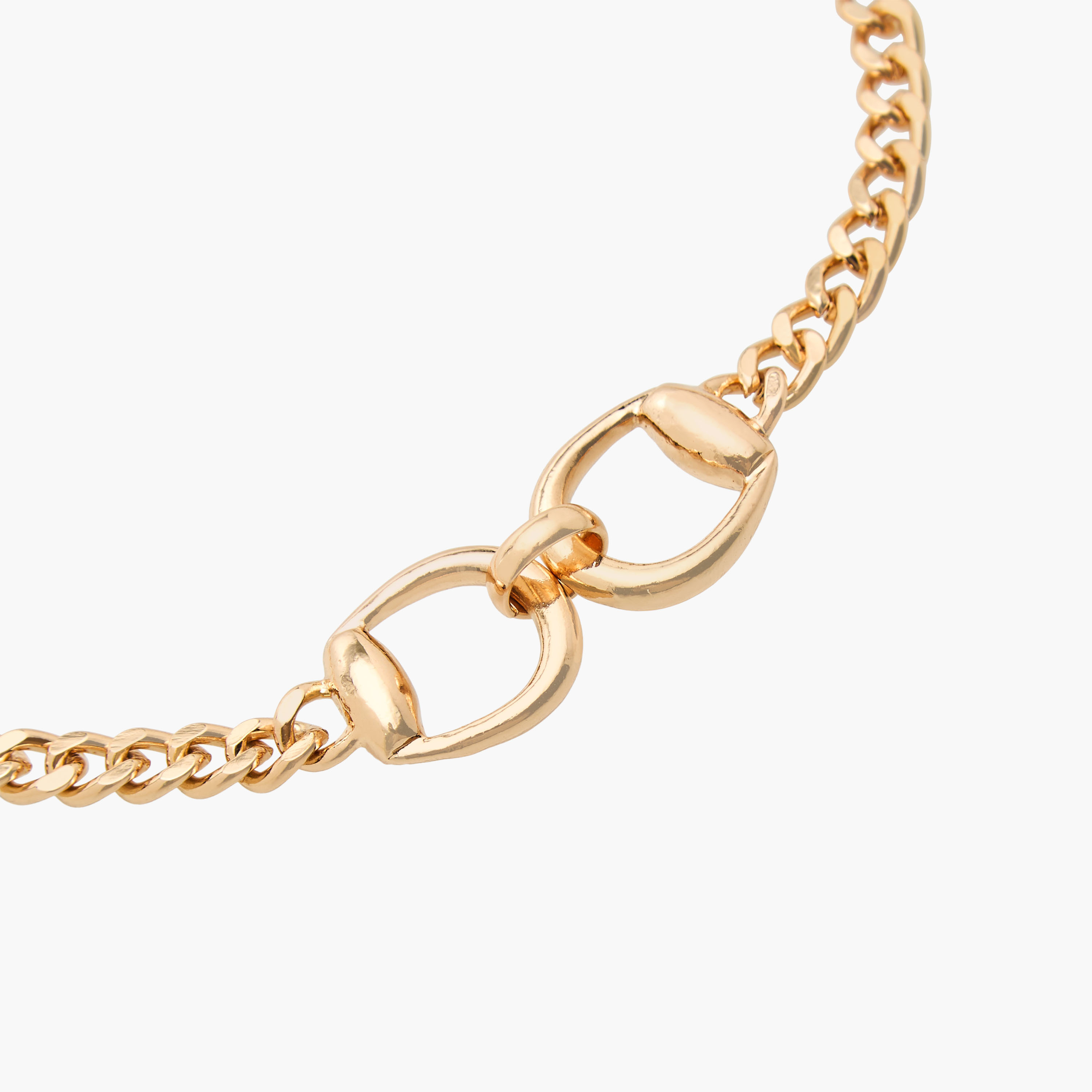 عقد سلسلة معدن بتفاصيل حلية متداخلة-women-watchesandjewellery-jewellery-necklacesandpendants-image-3
