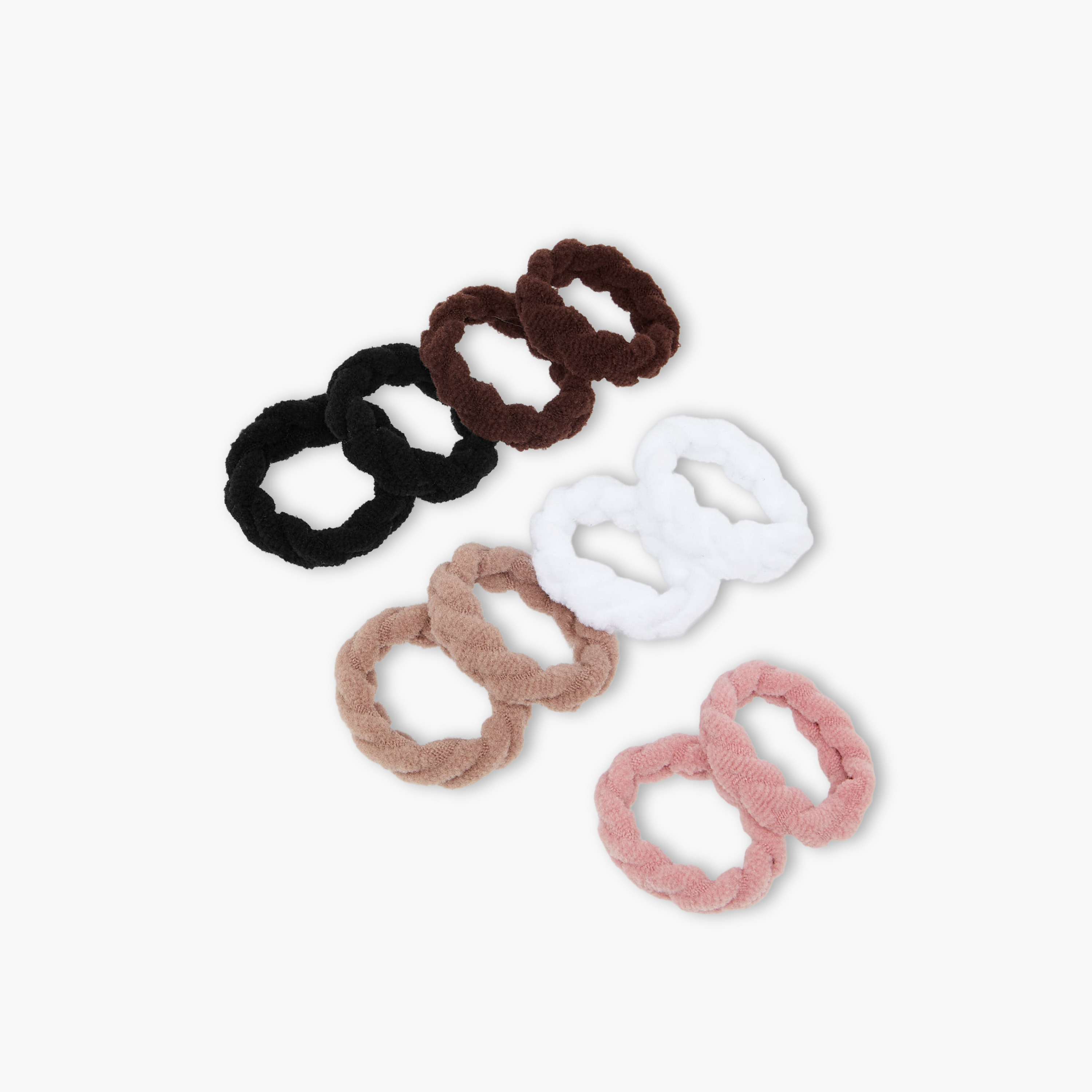 Pack of 10 Elastane Hair Scrunchie-women-hairaccessories-scrunchies-image-3