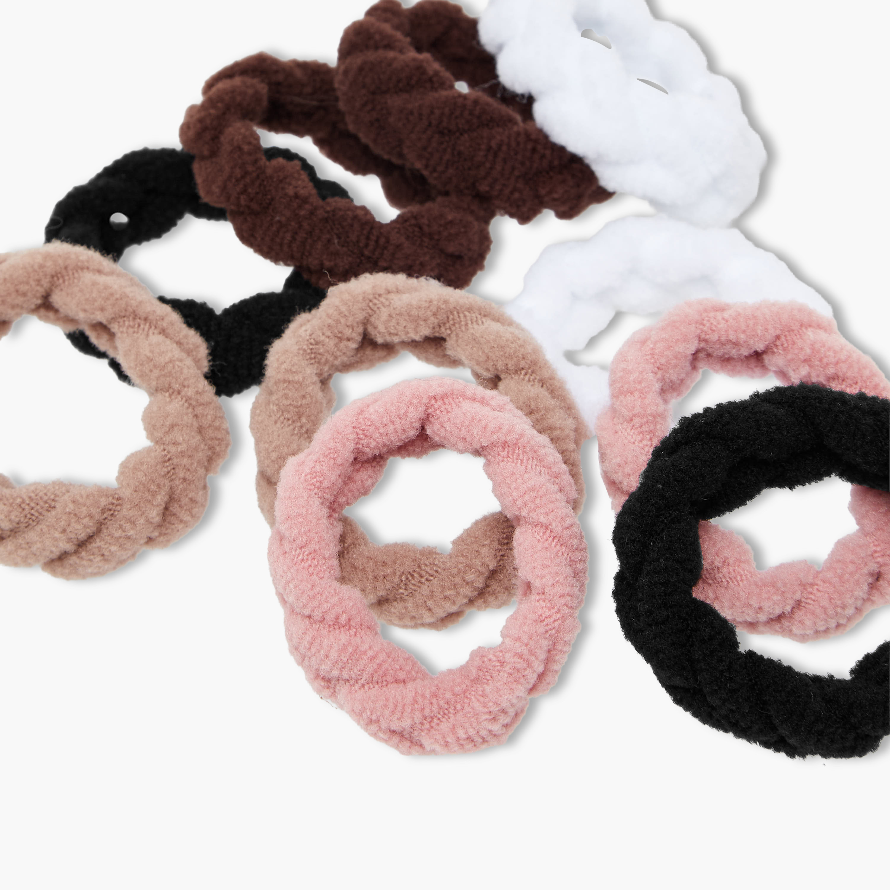 Pack of 10 Elastane Hair Scrunchie-women-hairaccessories-scrunchies-image-5