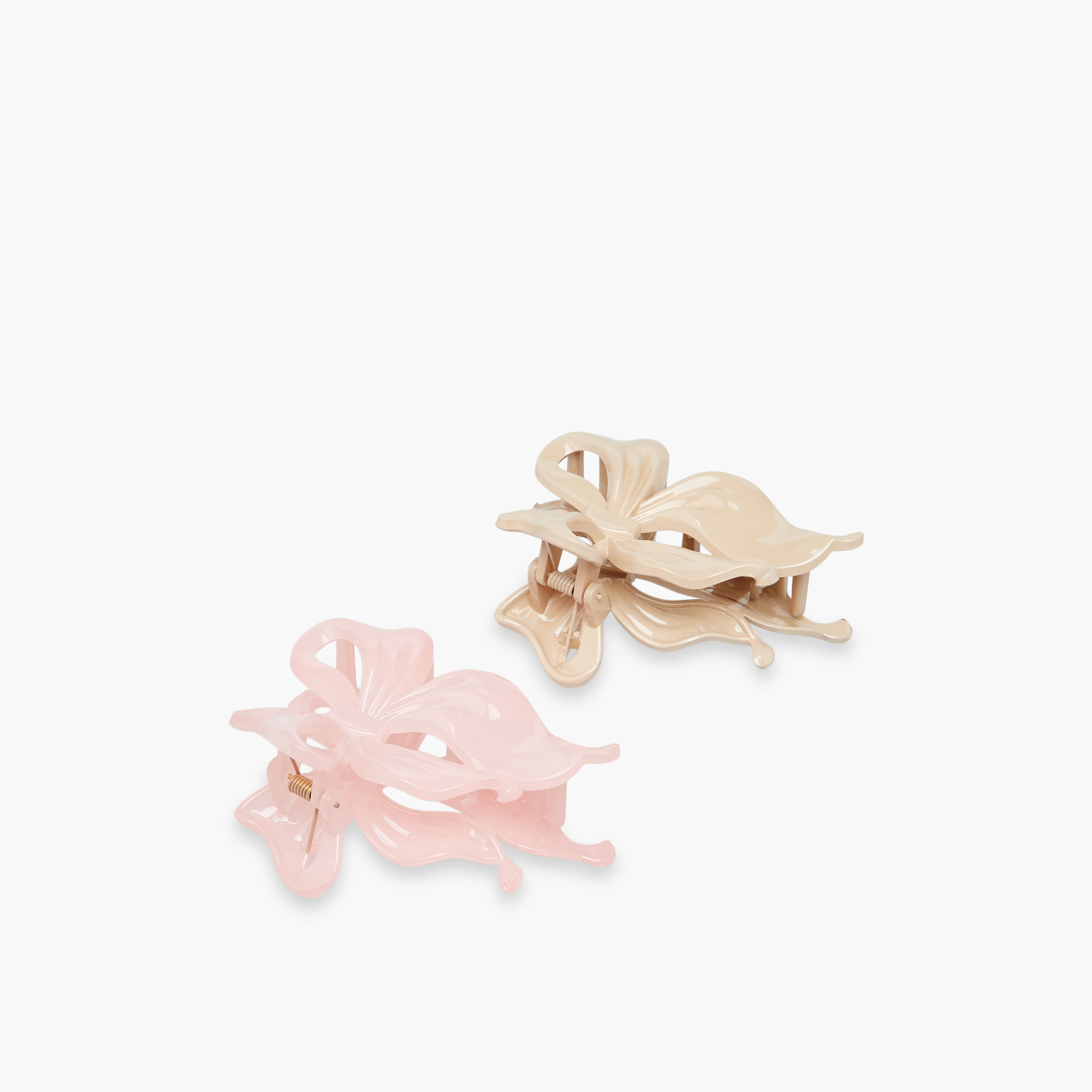 Pack of 2 - Bow Shaped Hair Clamp-women-hairaccessories-clamps-image-5