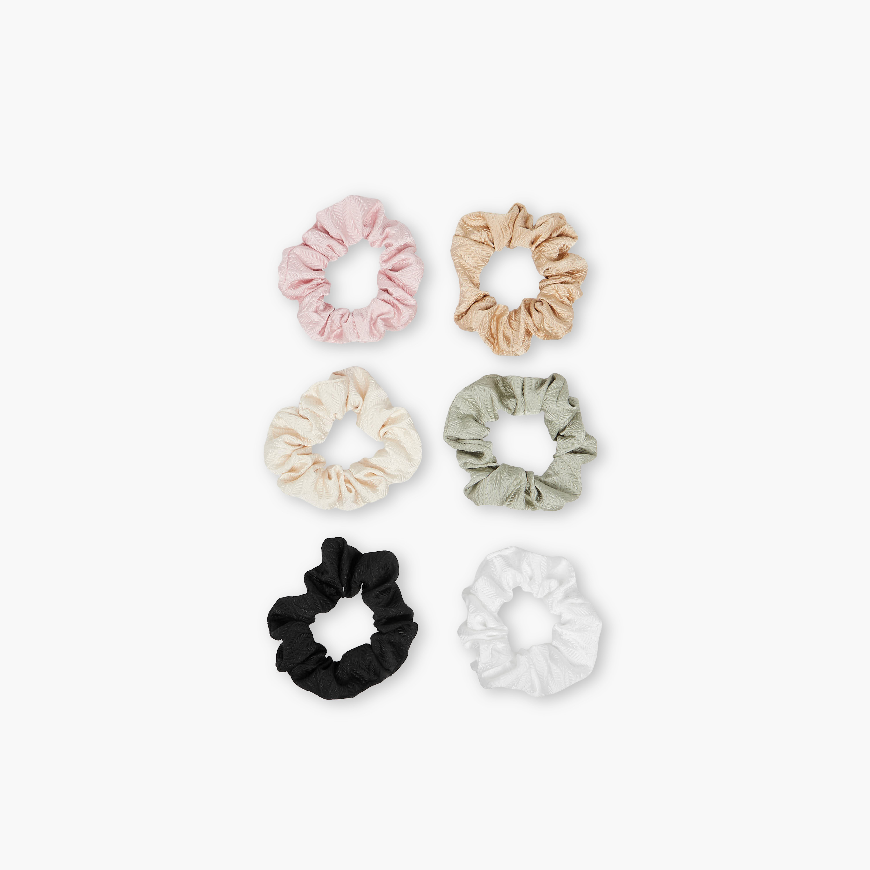 Pack of 6 Hair Scrunchie-women-hairaccessories-scrunchies-image-4