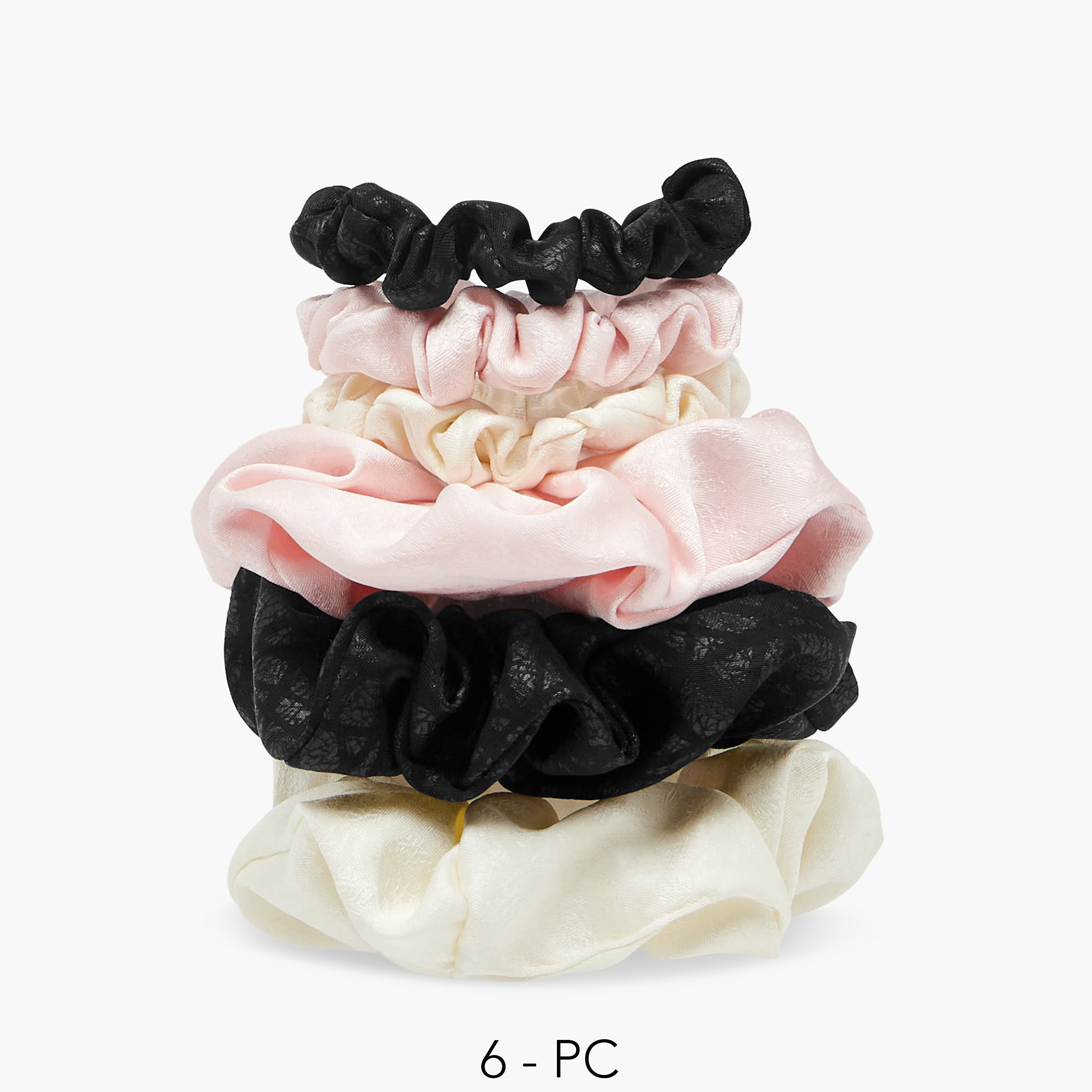 Pack of 6 - Hair Scrunchie-women-hairaccessories-scrunchies-image-1