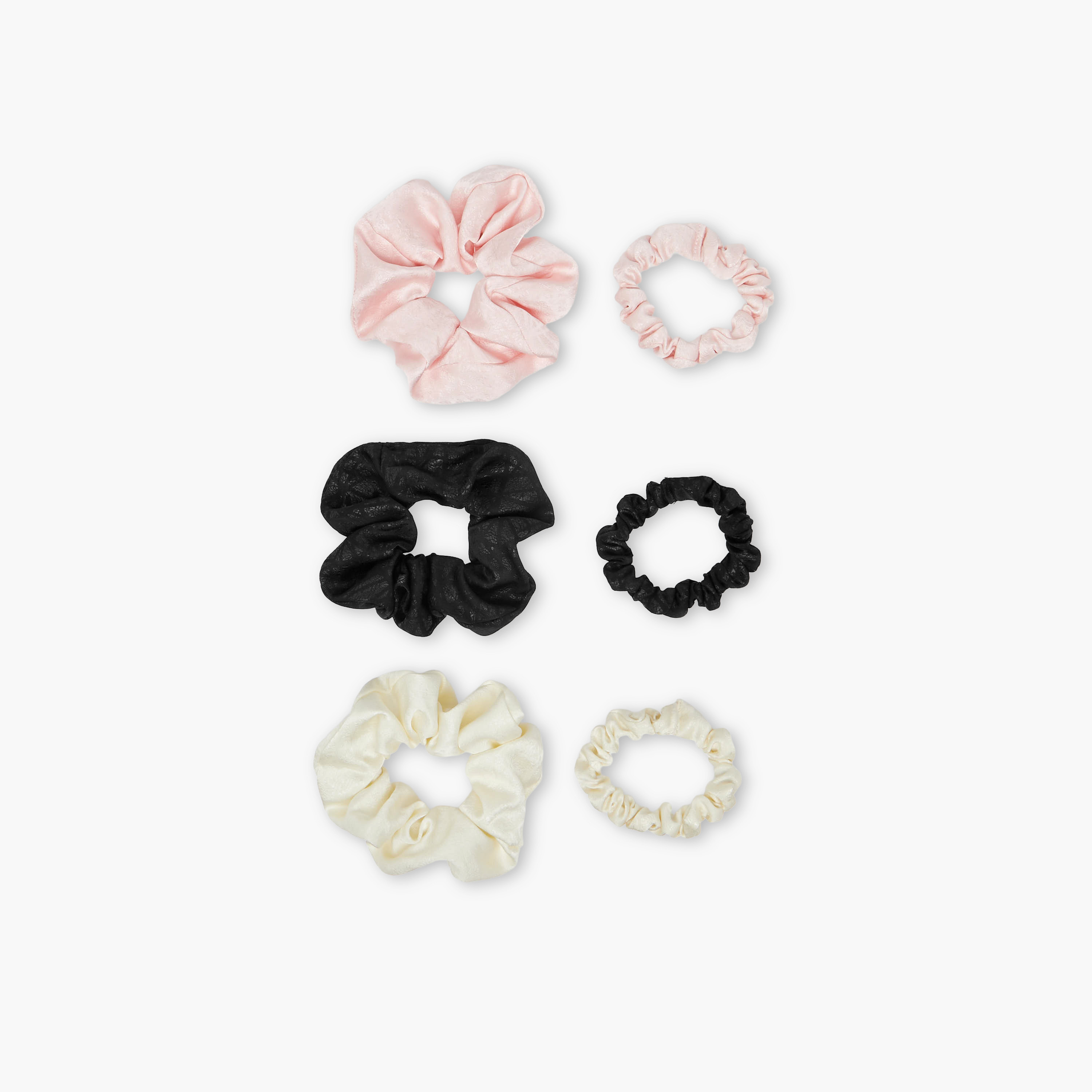 Pack of 6 - Hair Scrunchie-women-hairaccessories-scrunchies-image-4