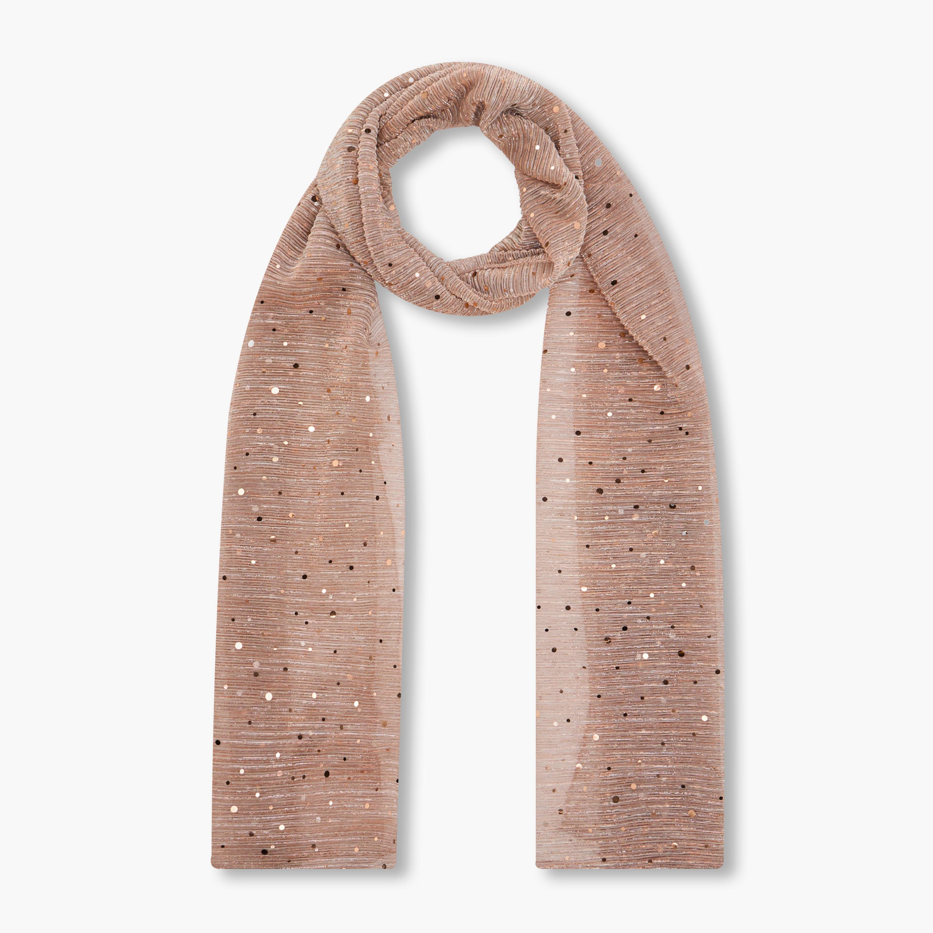 Scarf with Sequin Embellishment-women-winterwear-scarves-image-1