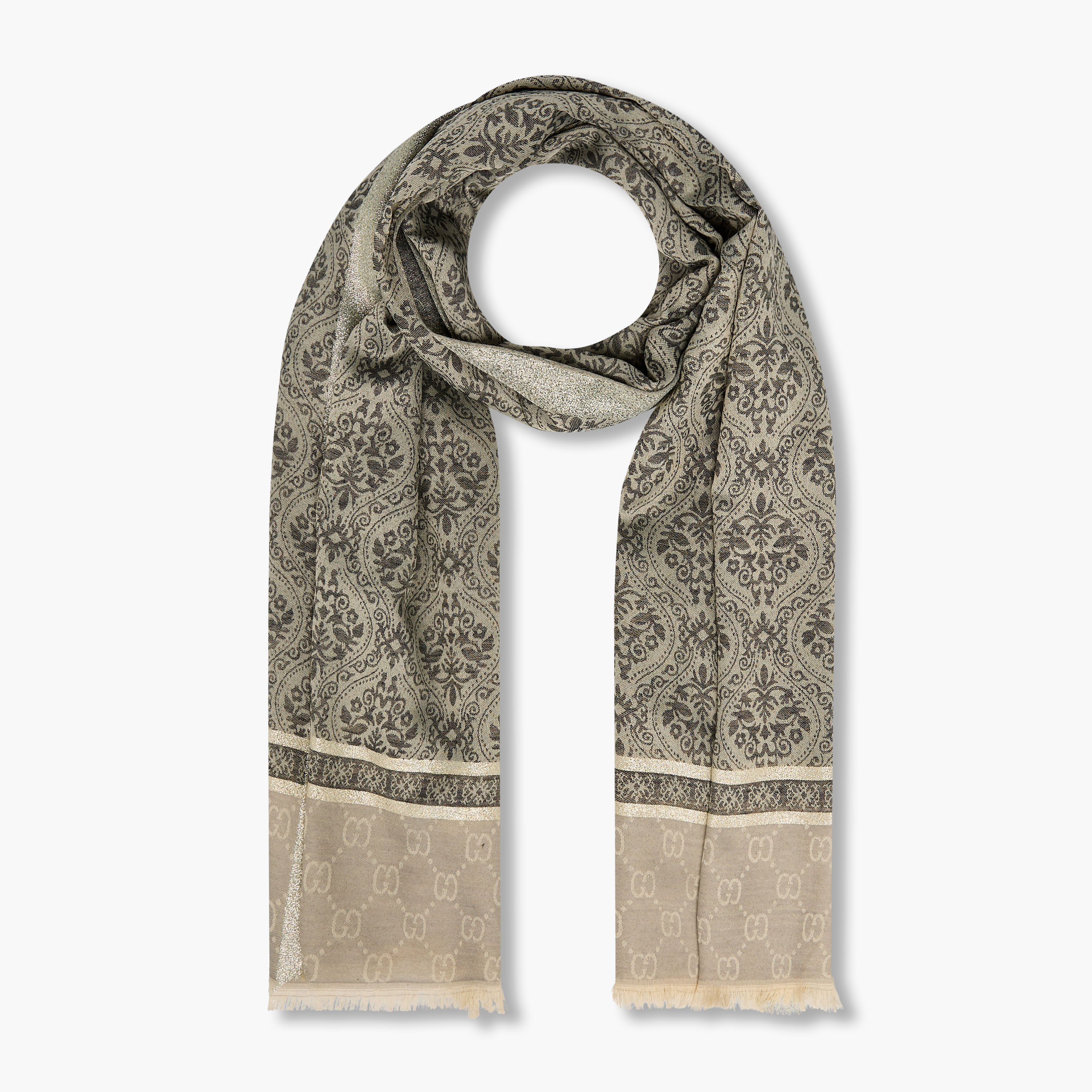 Fringed Scarf Printed-women-winterwear-scarves-image-1