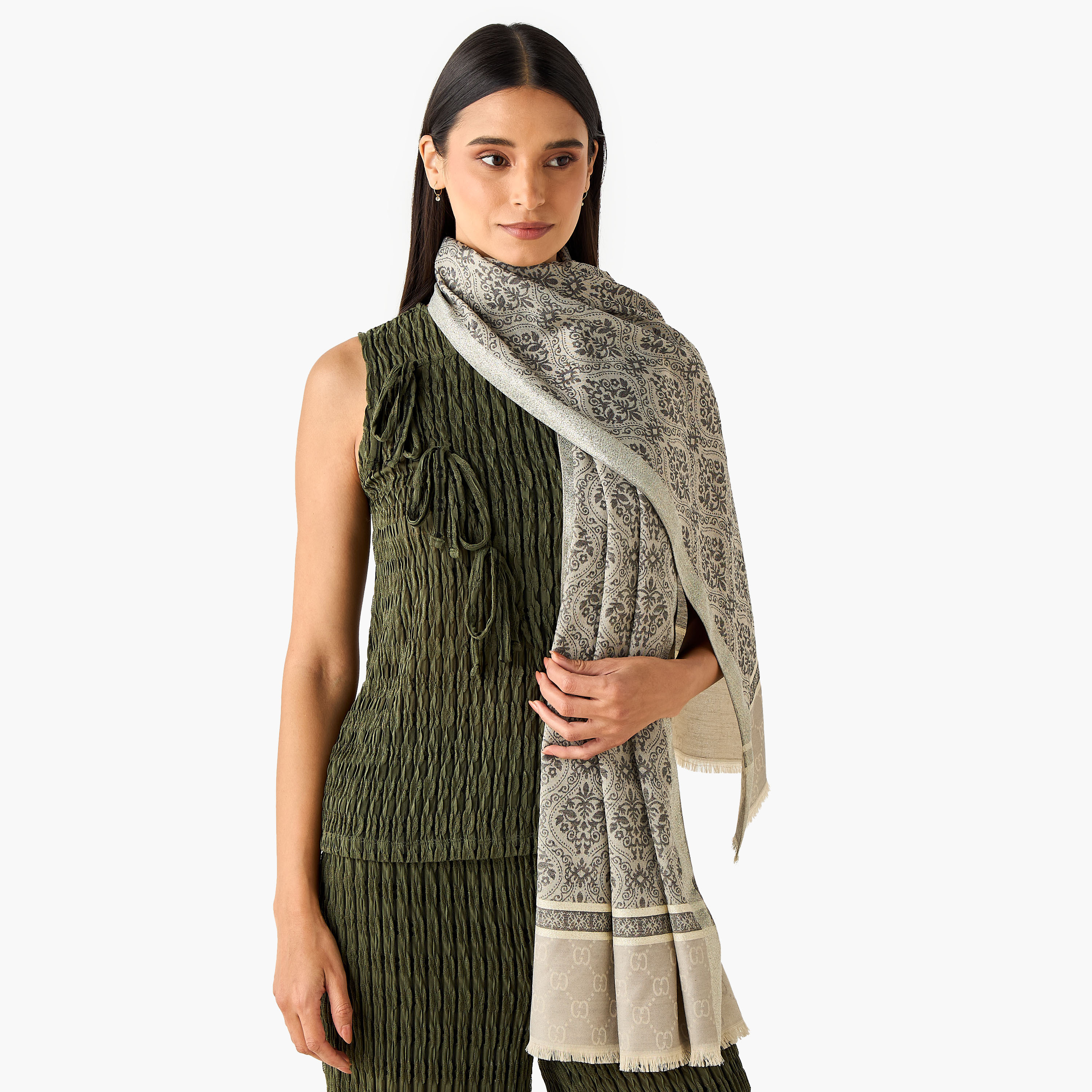 Fringed Scarf Printed-women-winterwear-scarves-image-2