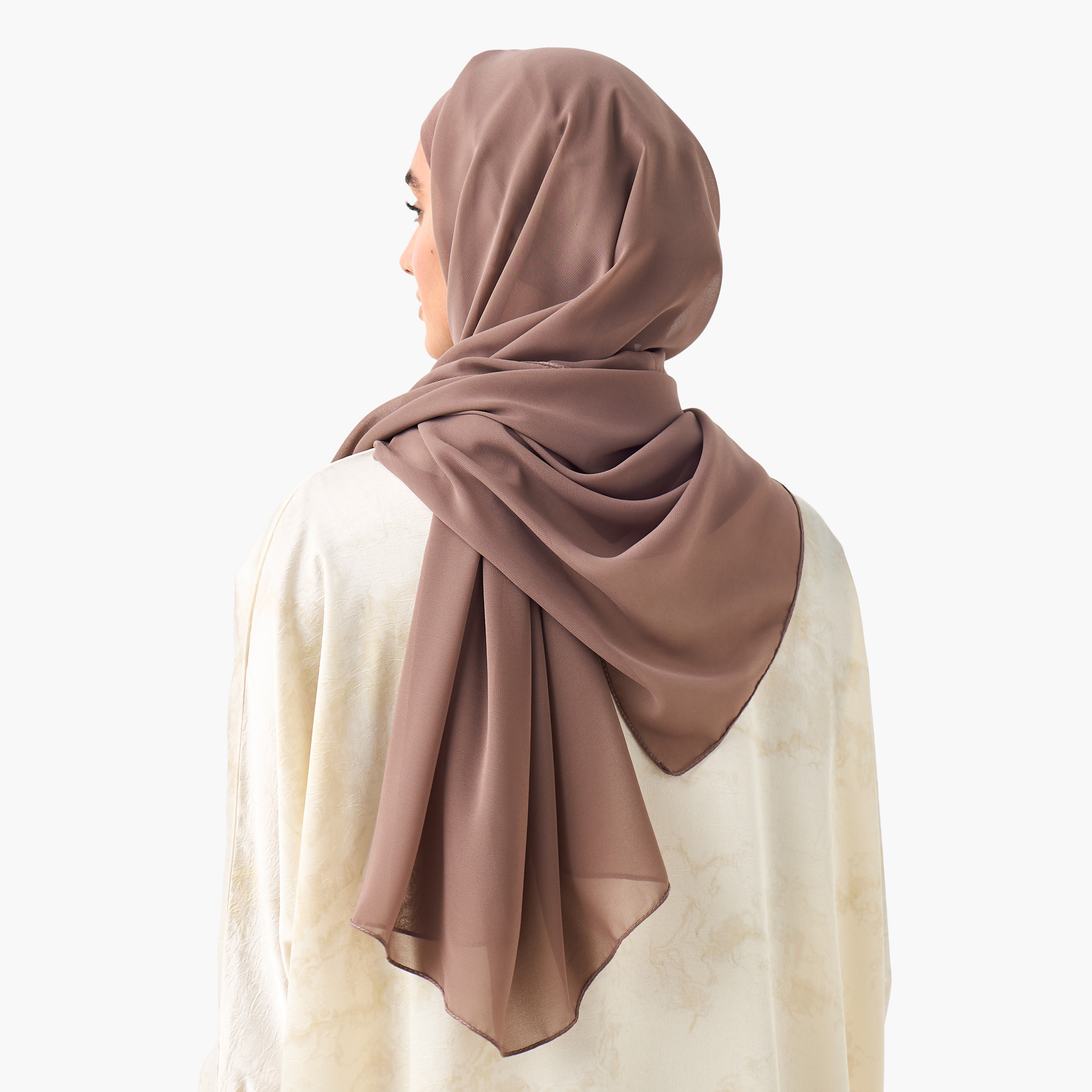 Hijab Textured Black-women-winterwear-scarves-image-4
