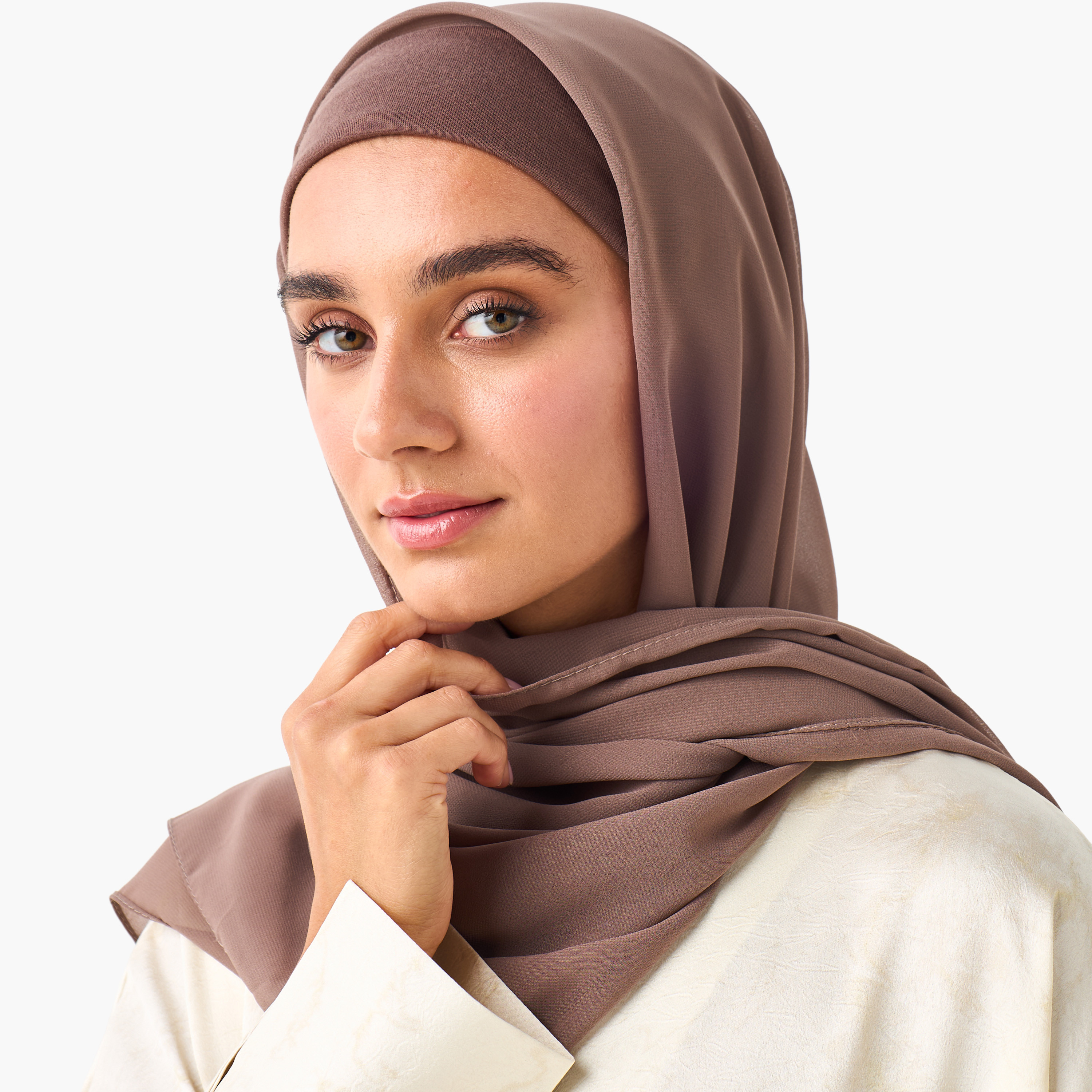 Hijab Textured Black-women-winterwear-scarves-image-5