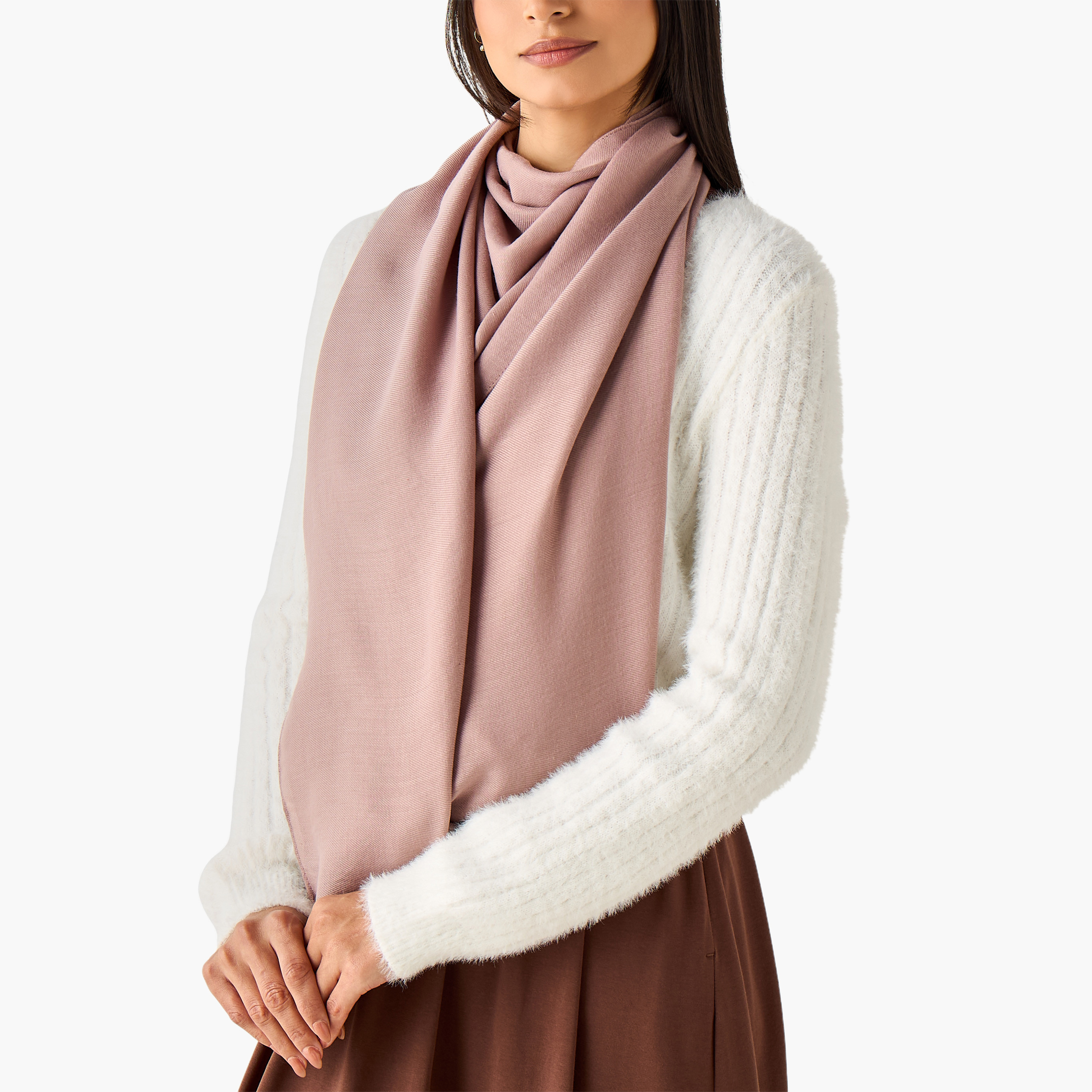 Scarf Beige-women-winterwear-scarves-image-2