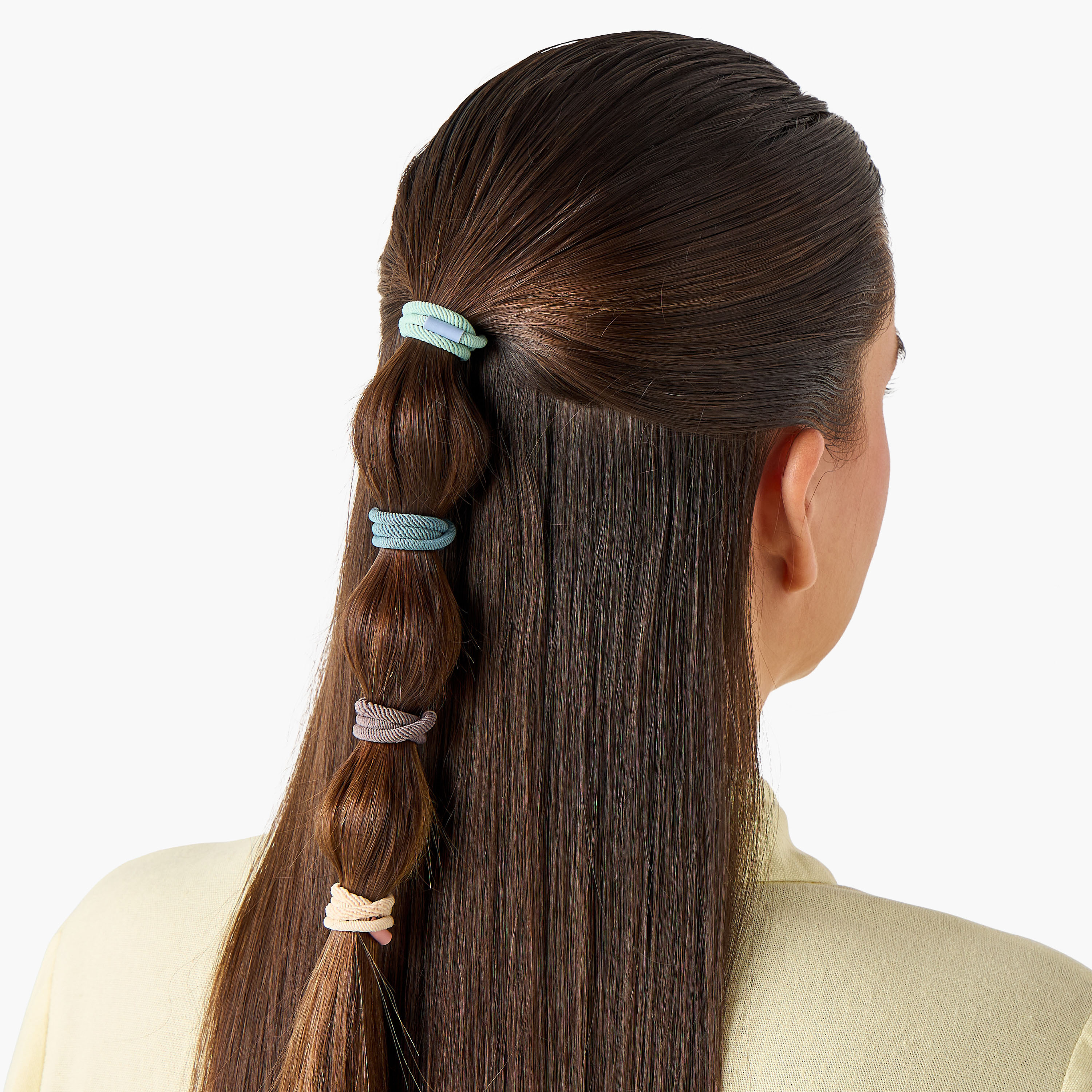 طقم ربطات شعر من 10 قطع-women-hairaccessories-scrunchies-image-2