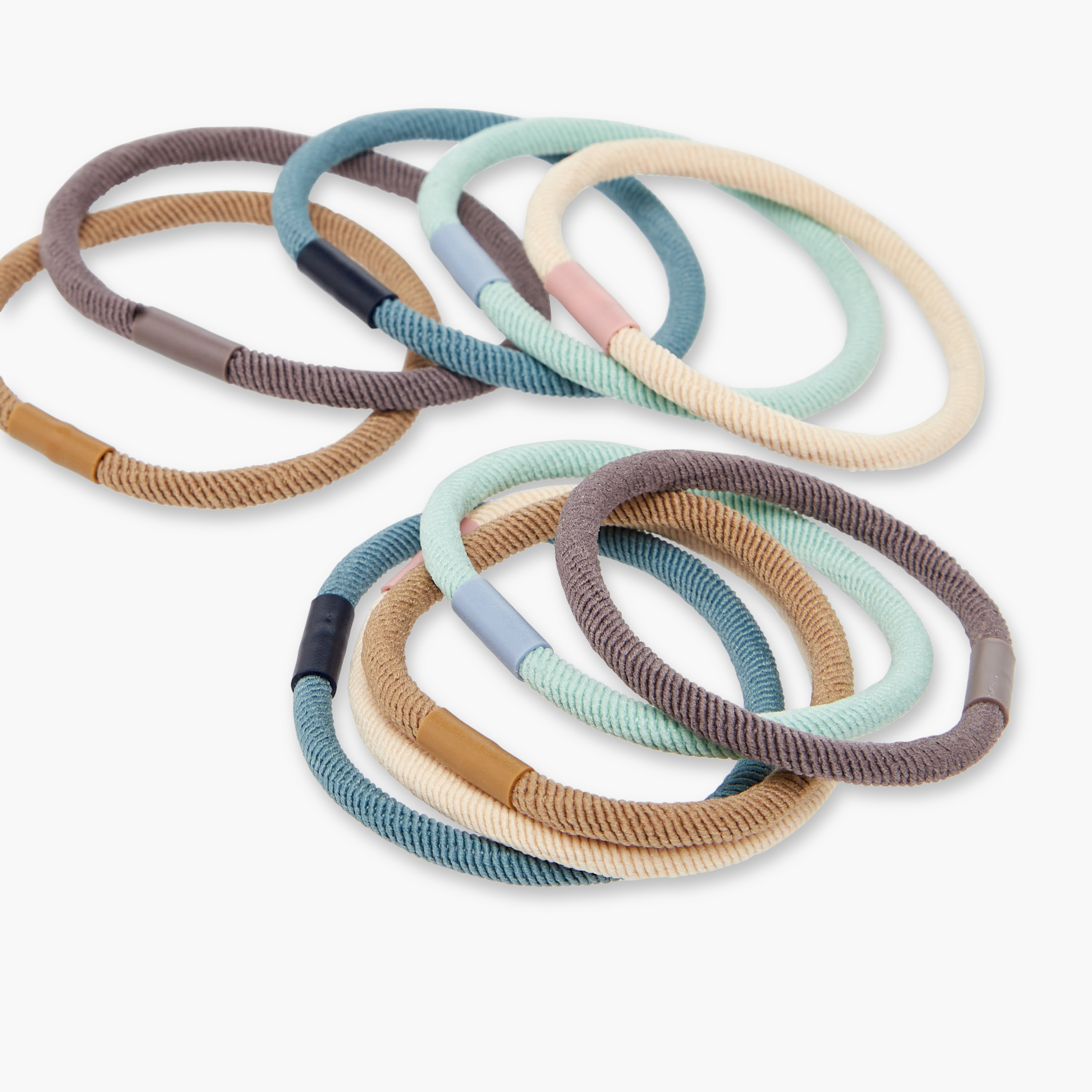 طقم ربطات شعر من 10 قطع-women-hairaccessories-scrunchies-image-5