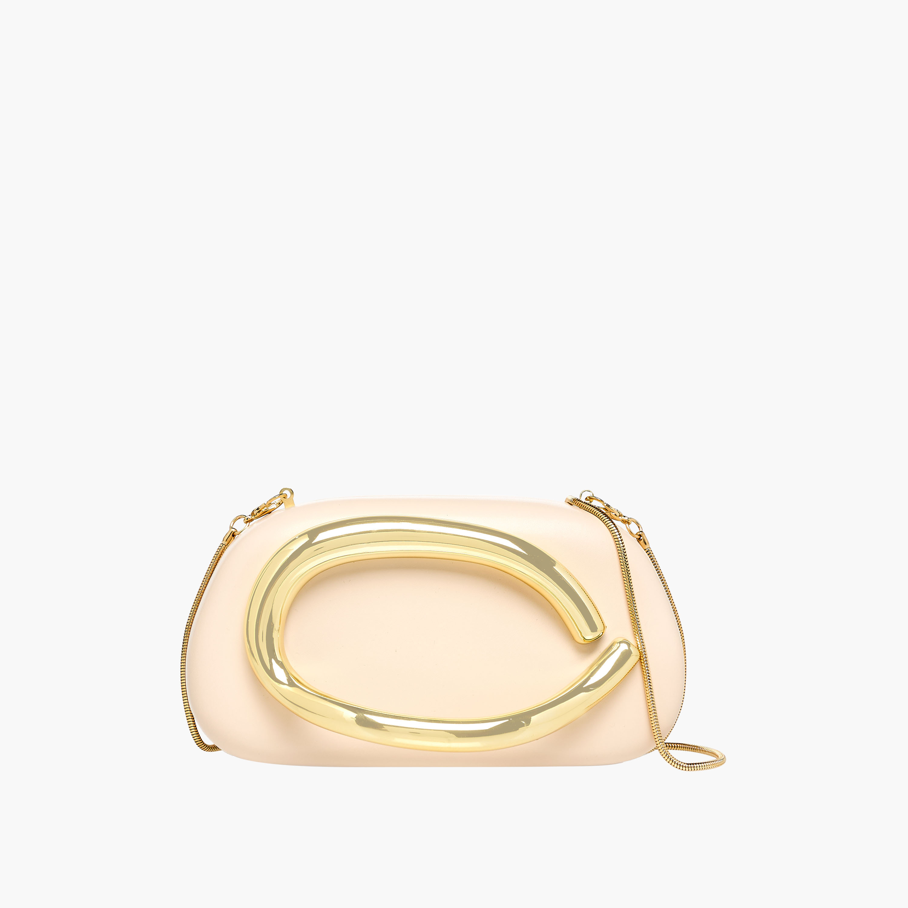 Metallic Accent Clutch with Detachable Chain Strap-women-bagsandwallets-handbags-image-1