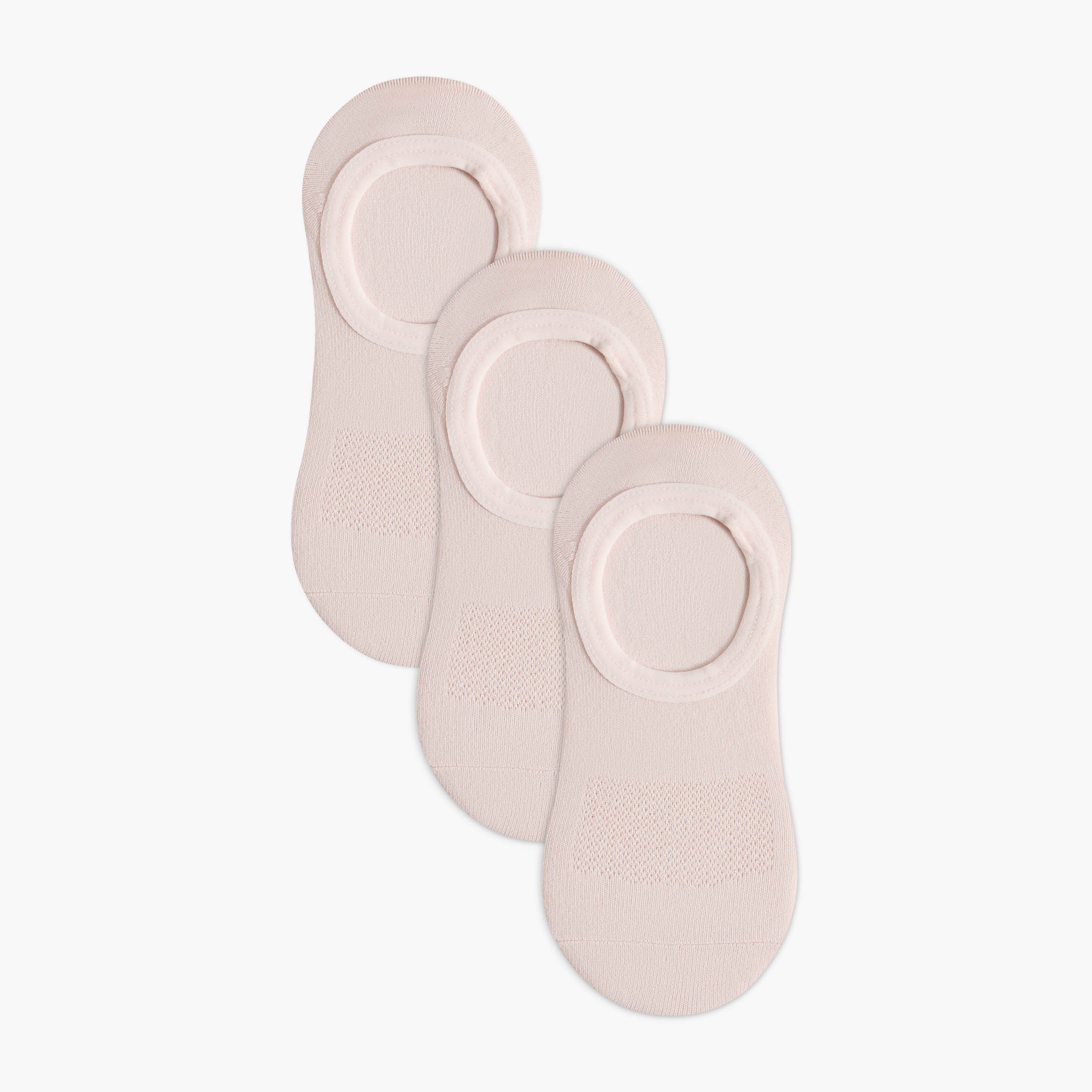 Pack of 3 No Show Trainer Liners Microfibre-women-socksandstockings-image-1