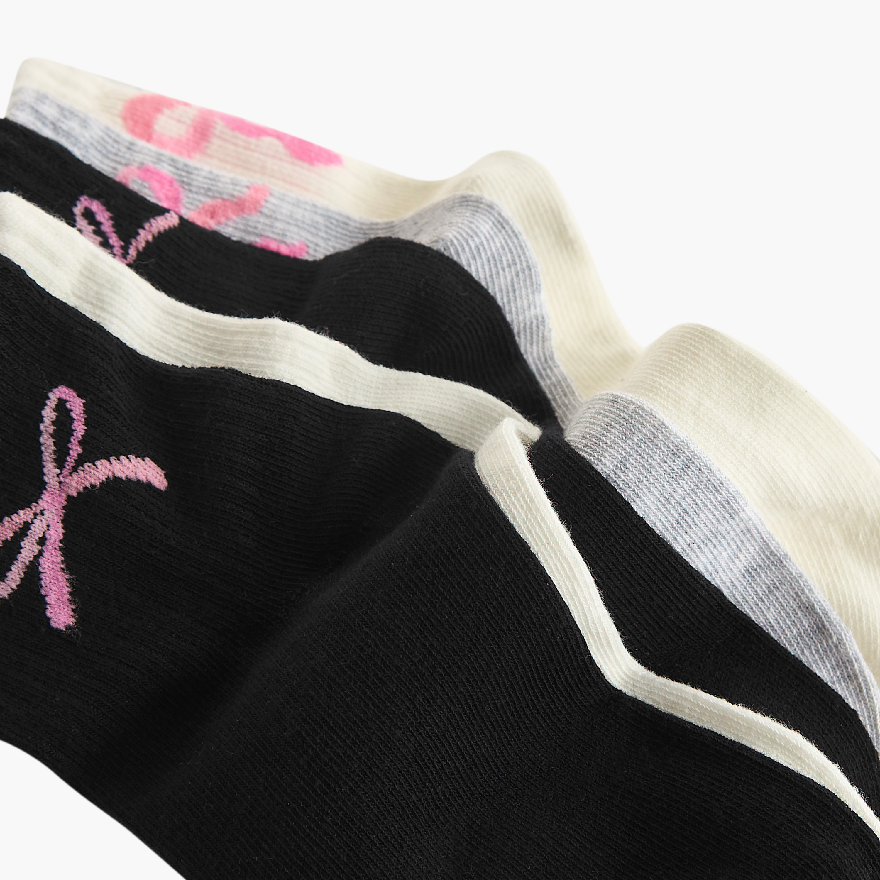 Pack of 5 Quarter Crew Length Socks-women-socksandstockings-image-5