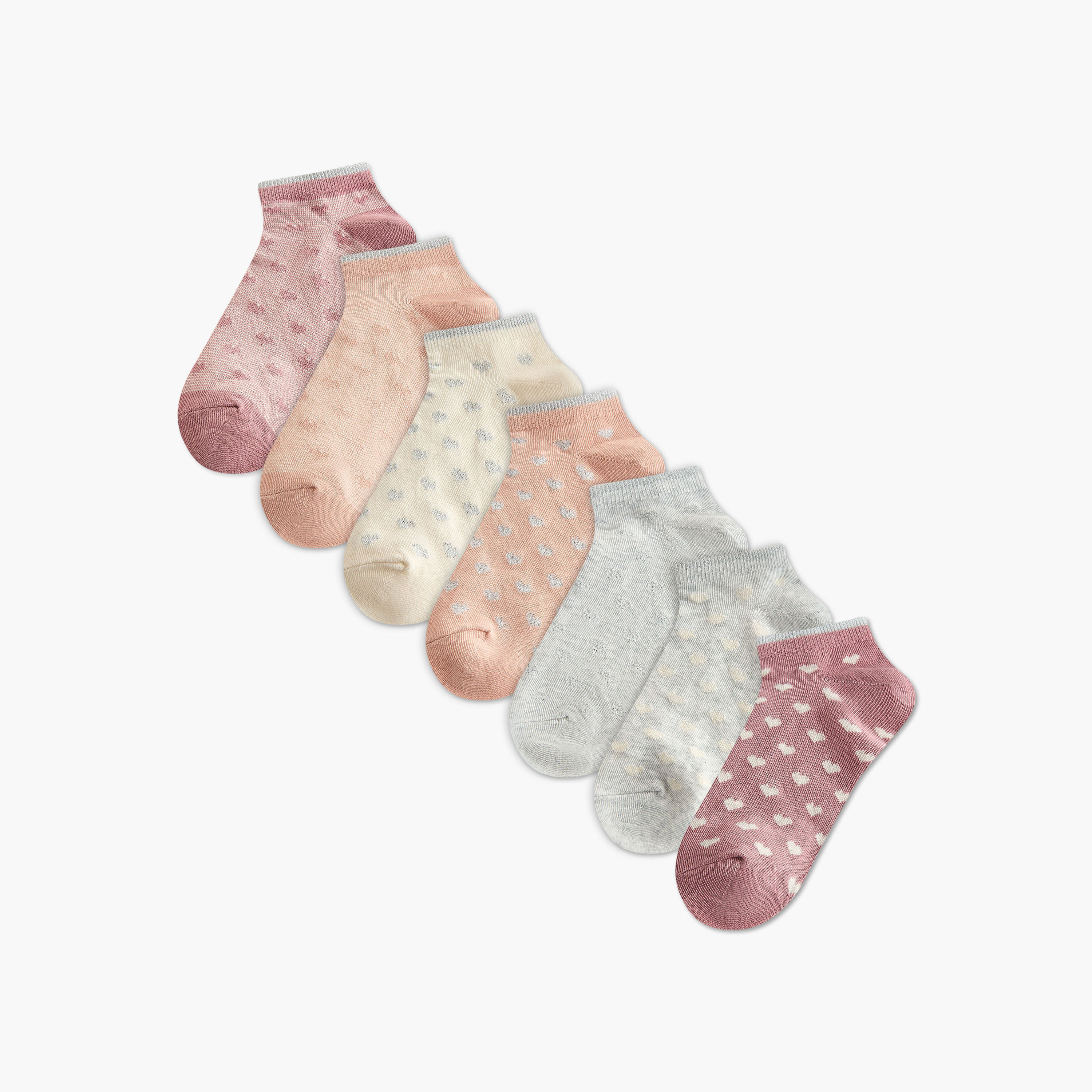 Pack of 7 Trainer Socks-women-socksandstockings-image-1