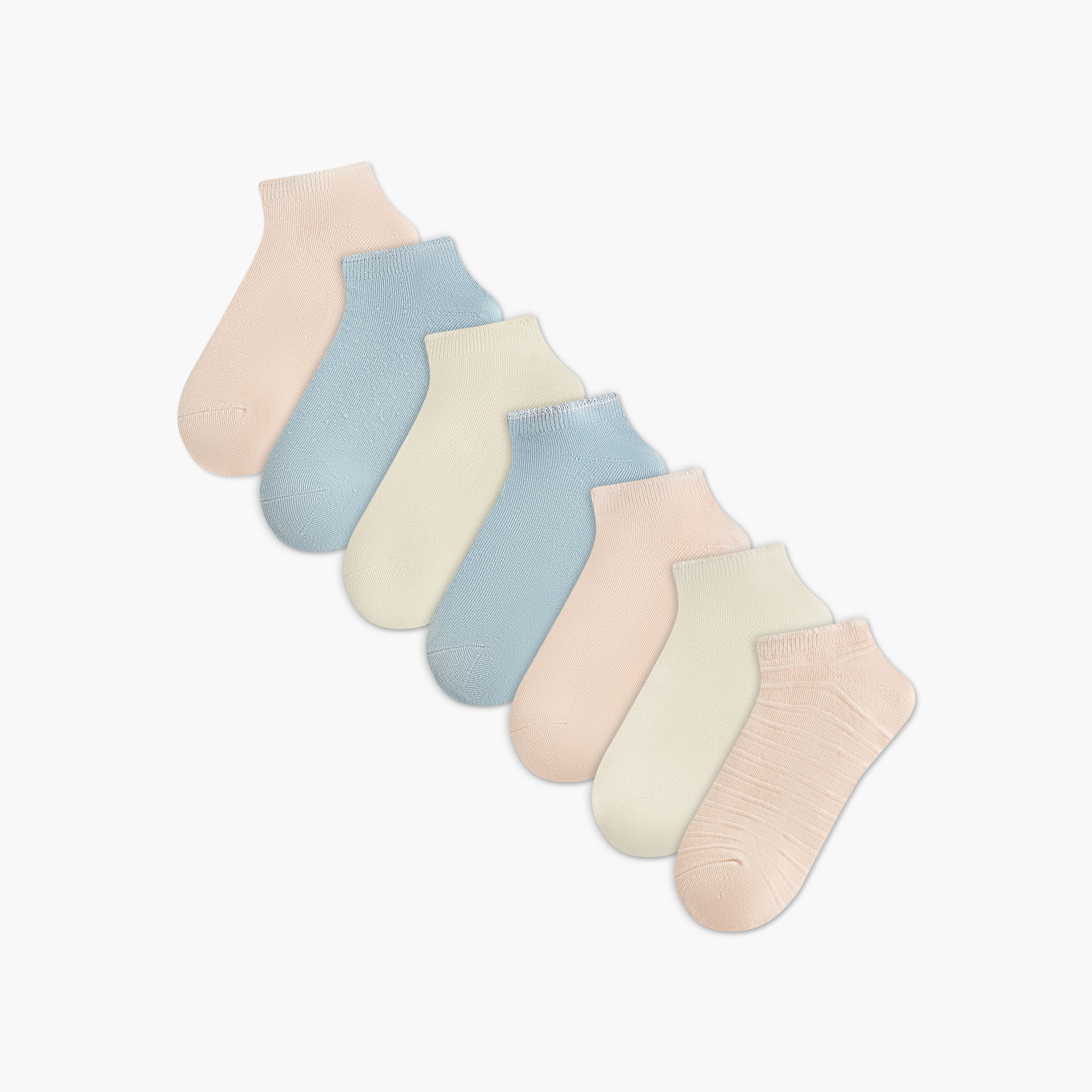 Pack of 7 Trainer Socks-women-socksandstockings-image-1