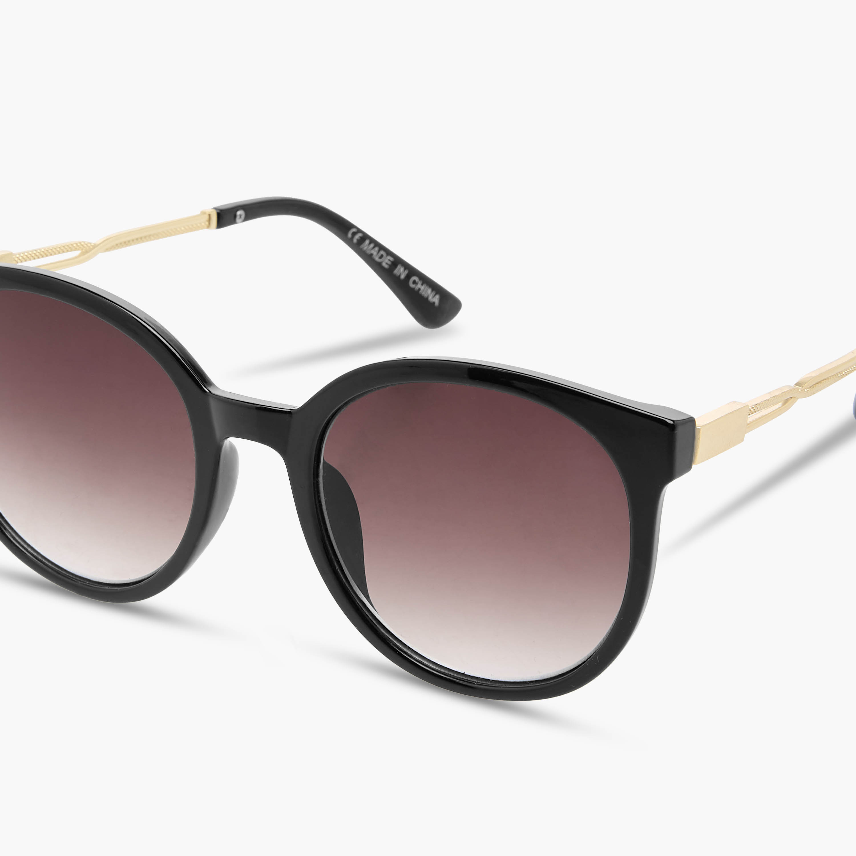 Sunglasses Cateye UV Protection Black Lens-women-sunglasses-image-5