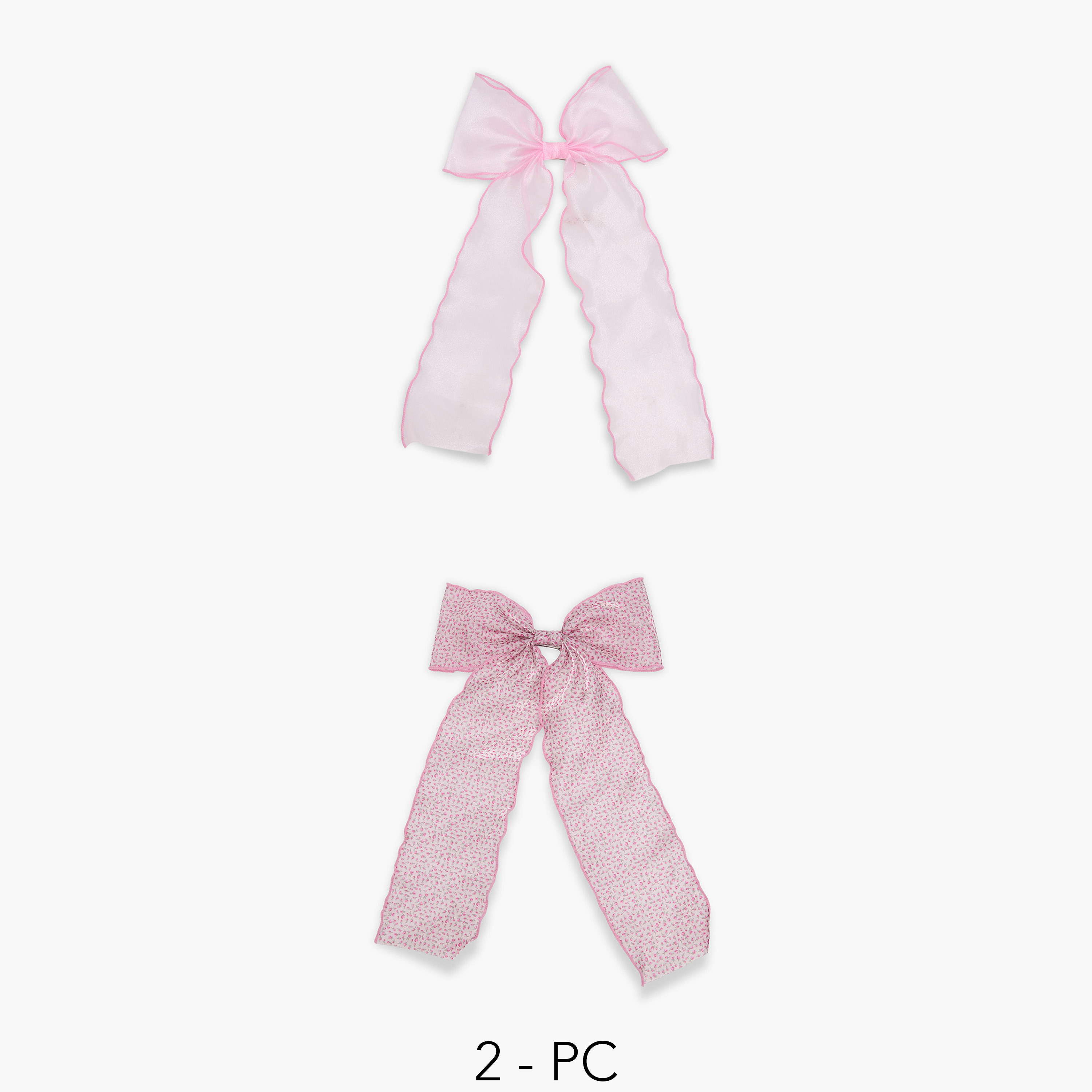 Pack of 2 Bow Barette Hair Clip-women-hairaccessories-clips-image-1