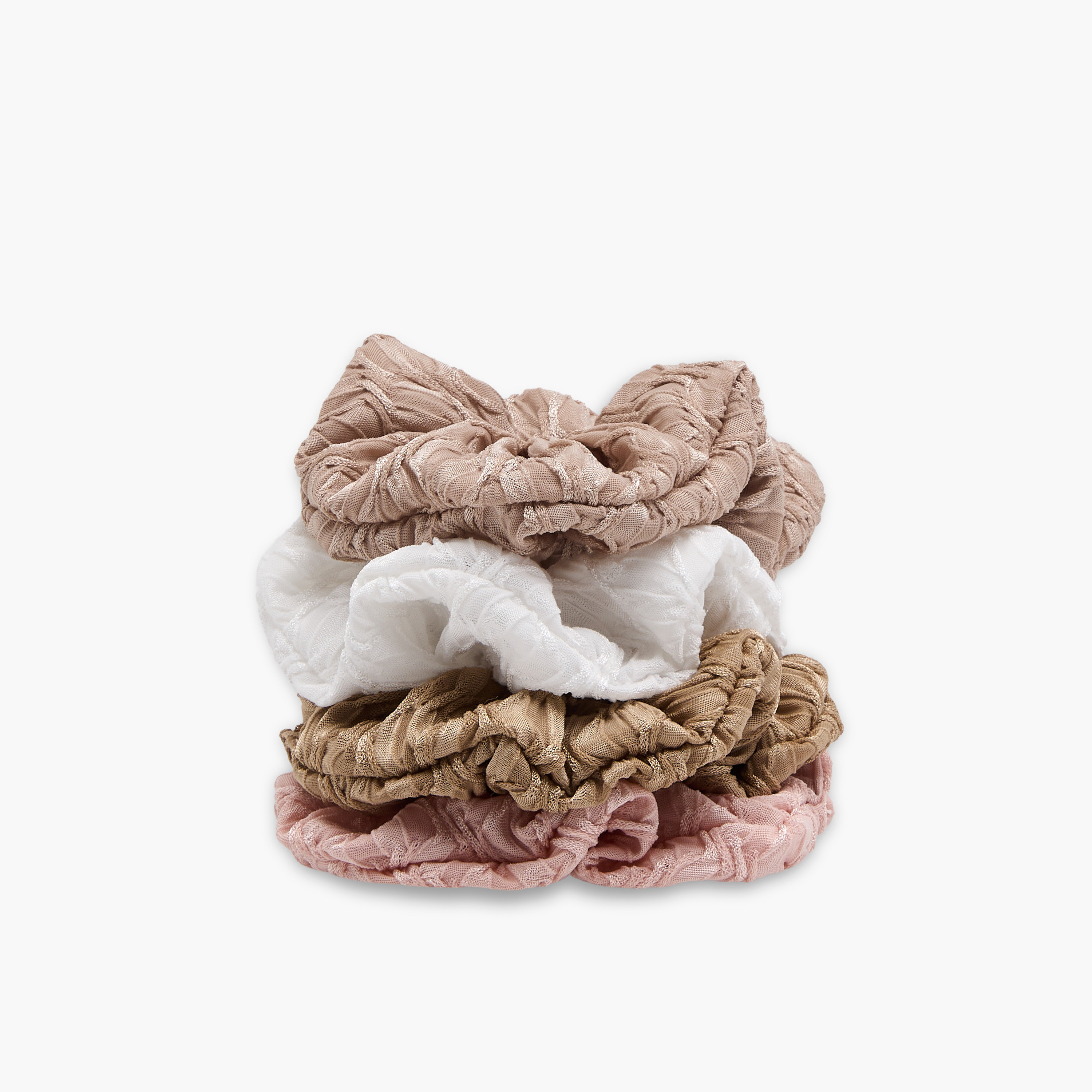 Pack of 4 Hair Scrunchie-women-hairaccessories-scrunchies-image-3