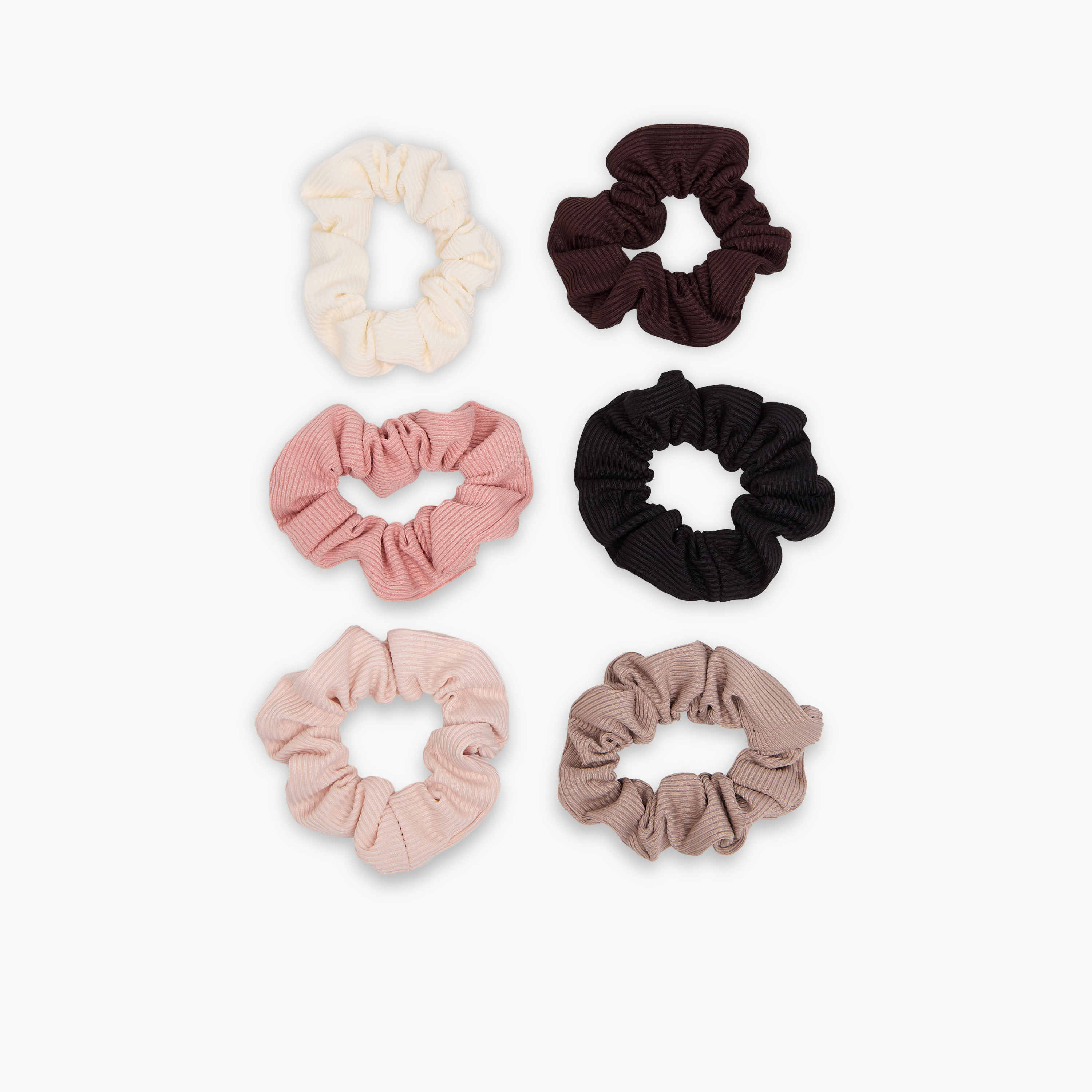 Pack of 6 Hair Scrunchie-women-hairaccessories-scrunchies-image-4