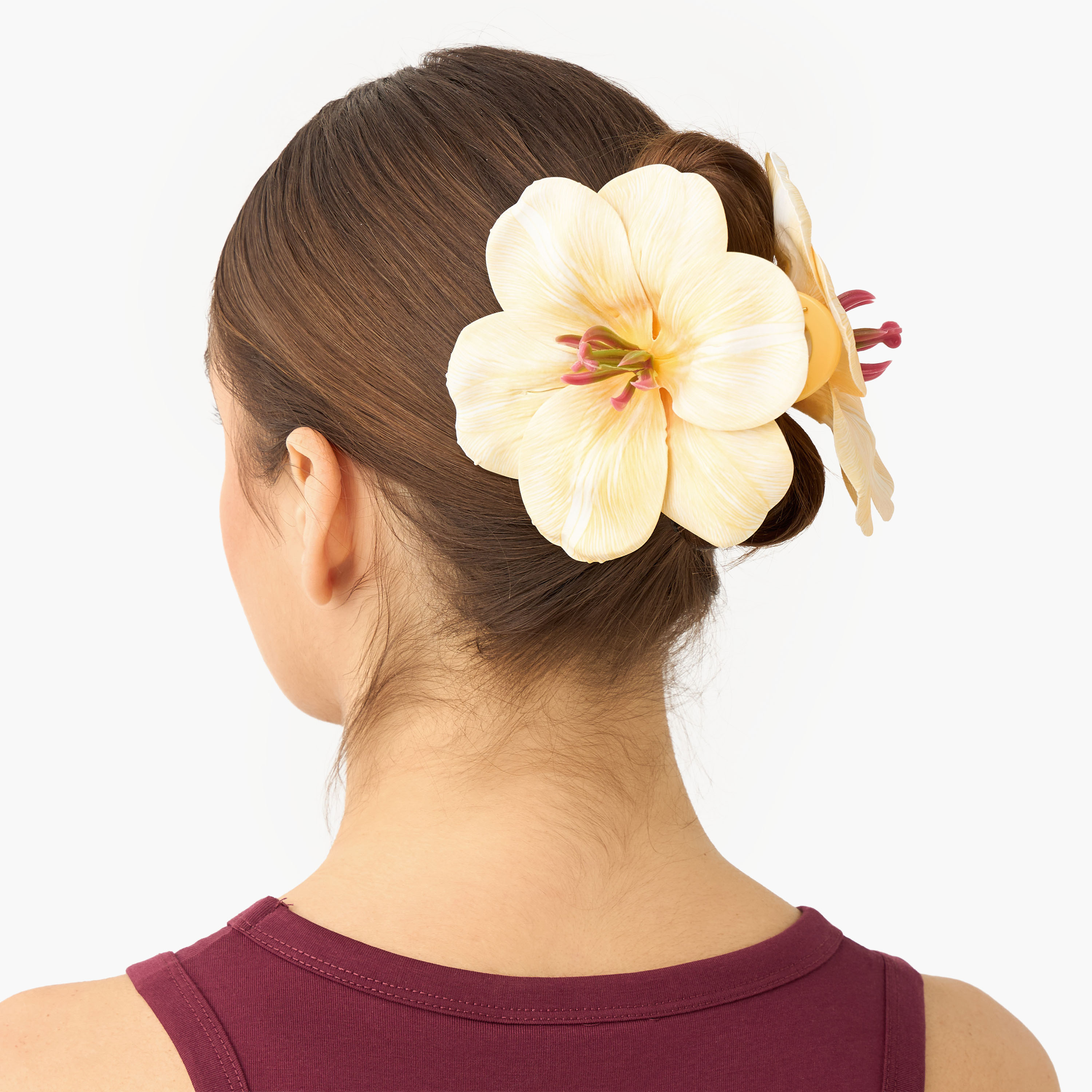 Floral Hair Clamp-women-hairaccessories-clamps-image-2