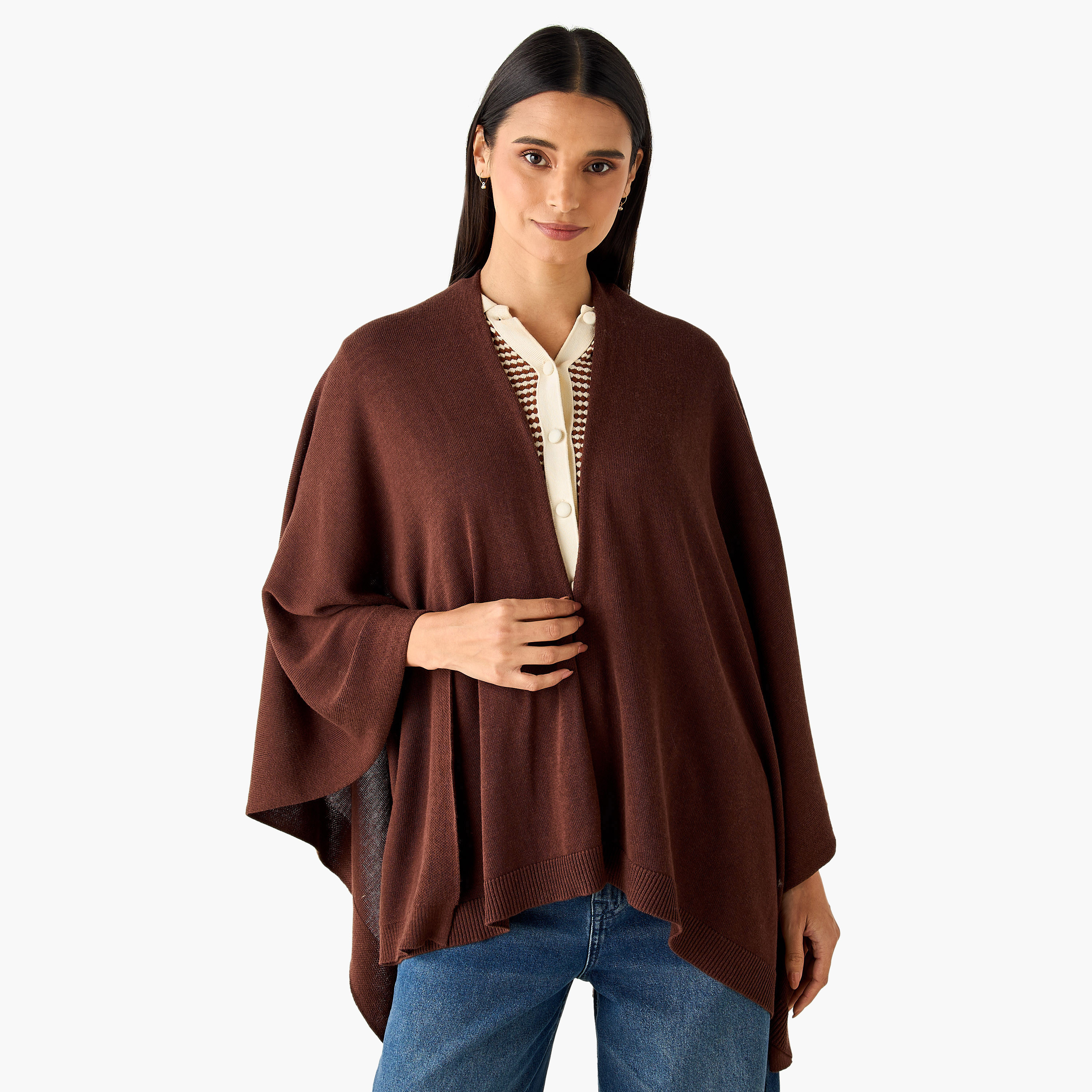 Cape Scarf Plain-women-winterwear-scarves-image-1