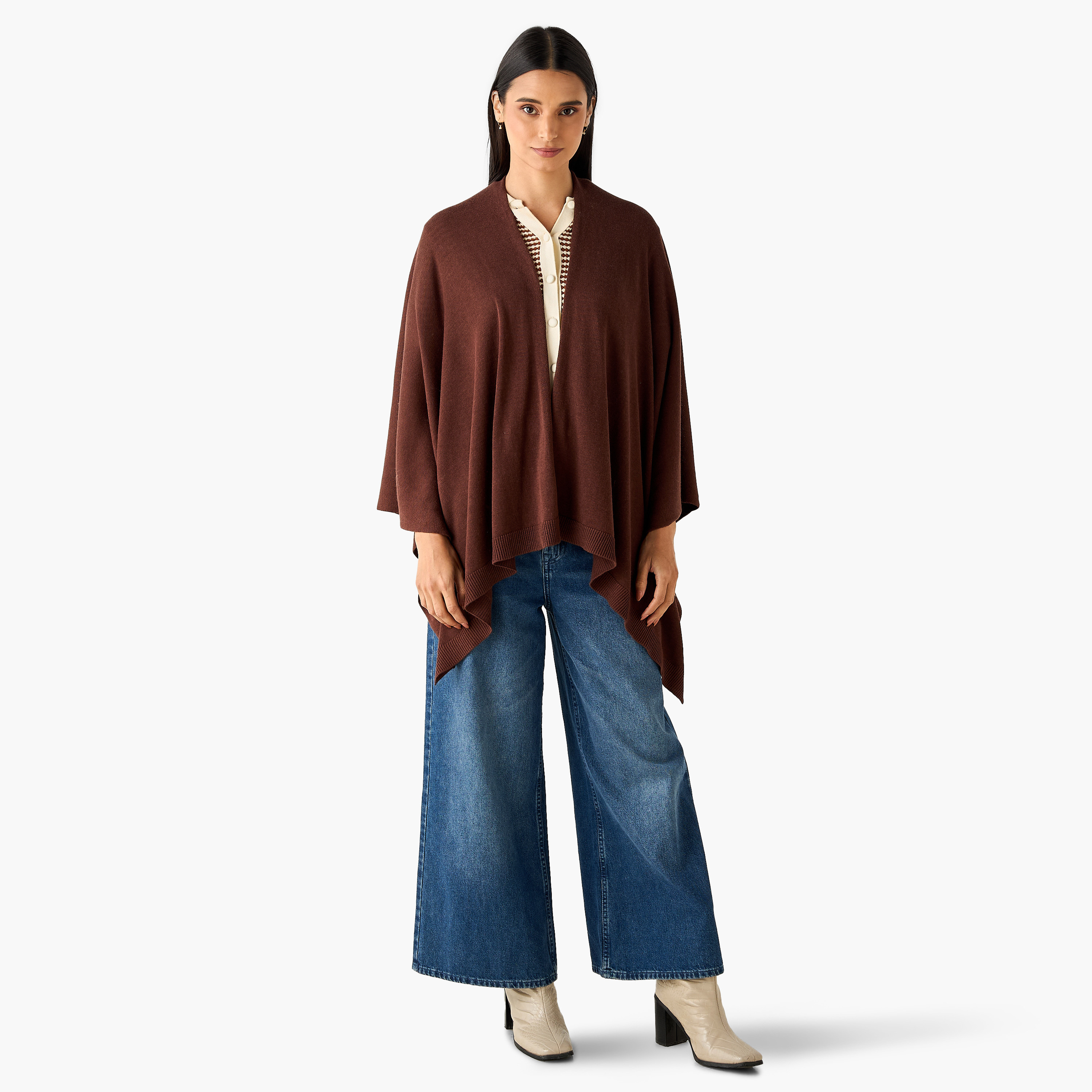 Cape Scarf Plain-women-winterwear-scarves-image-2