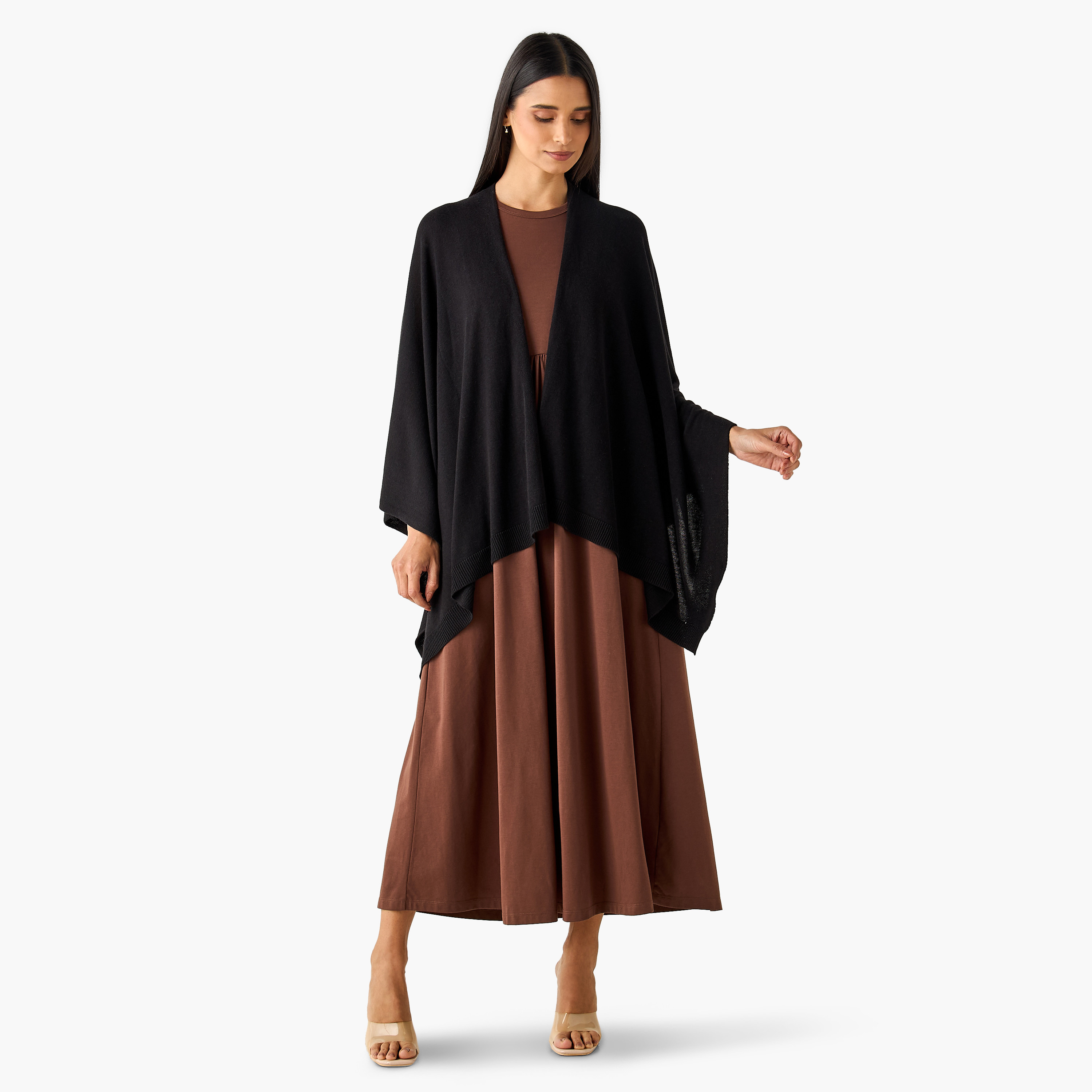 Cape Scarf Plain-women-winterwear-scarves-image-2